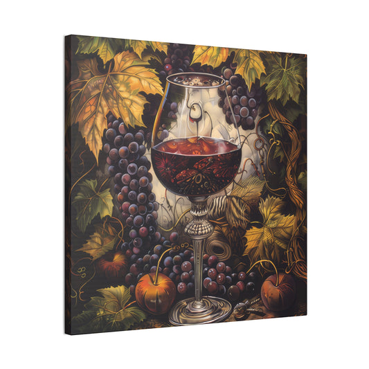 Wine - Canvas Stretched, 0.75"