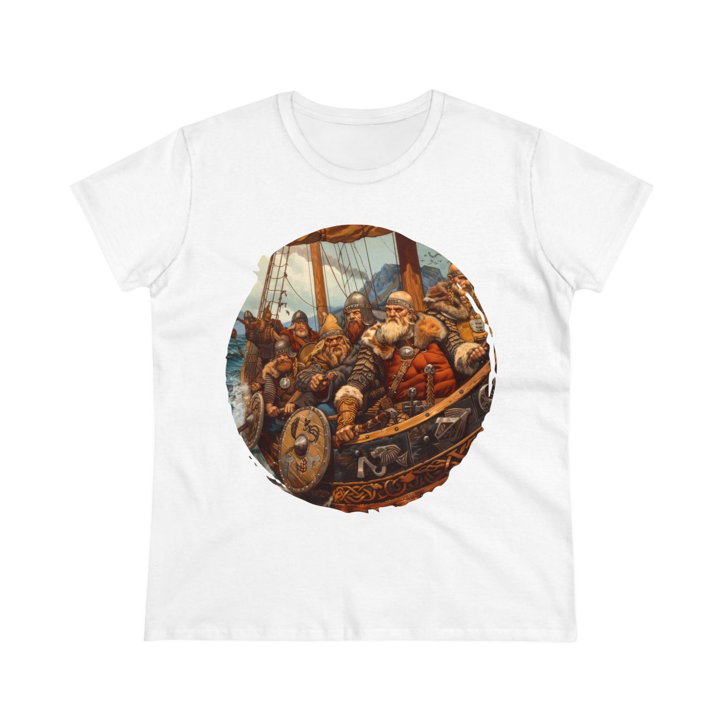 Vikings - Fantasy - Women's Midweight Cotton Tee