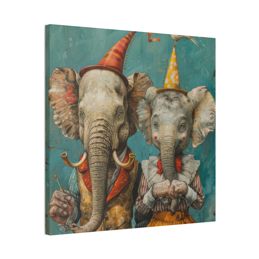 Elephants - Canvas Stretched, 0.75"