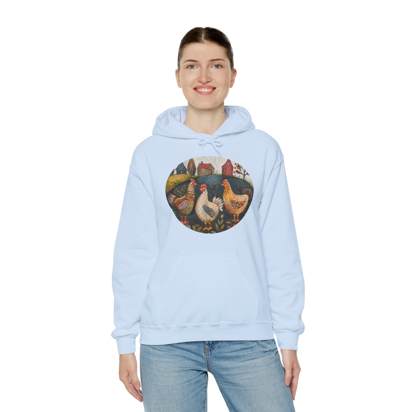 Chickens - Unisex Heavy Blend™ Hooded Sweatshirt