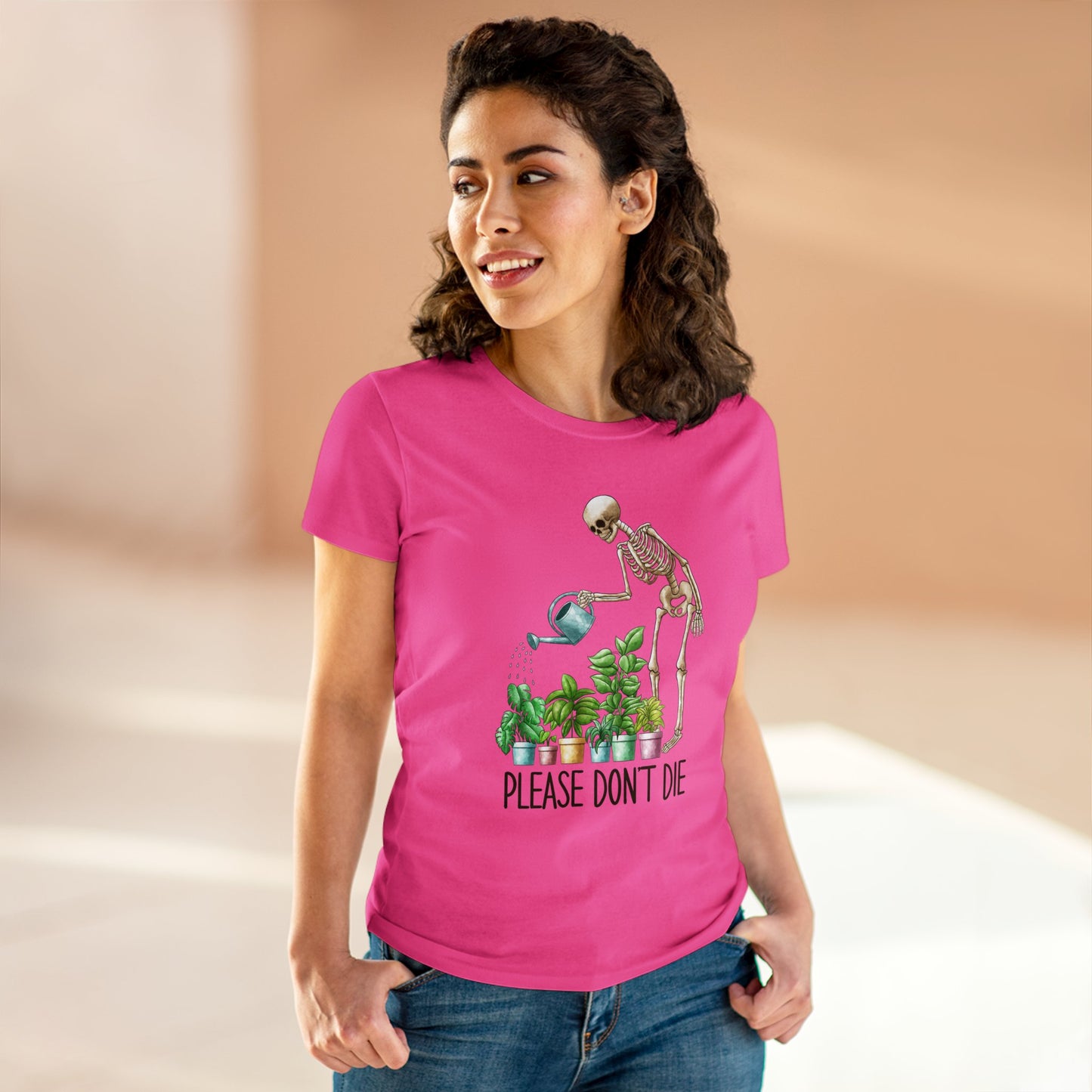 Please Don't Die - Gardening - Women's Midweight Cotton Tee