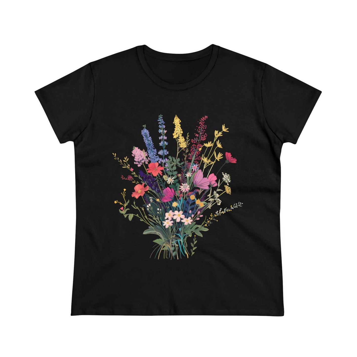 Wildflowers - Women's Midweight Cotton Tee