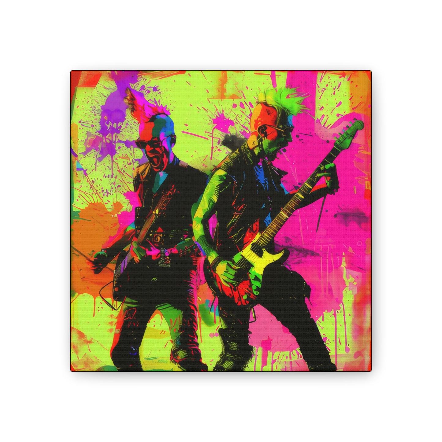 Punk Rock - Canvas Stretched, 0.75"