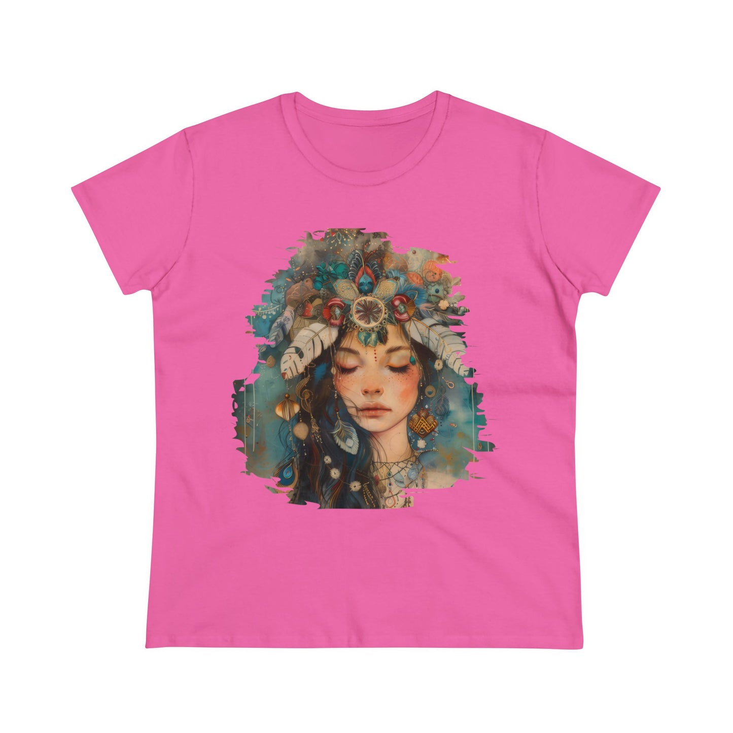 EW - Flowers - Women's Midweight Cotton Tee