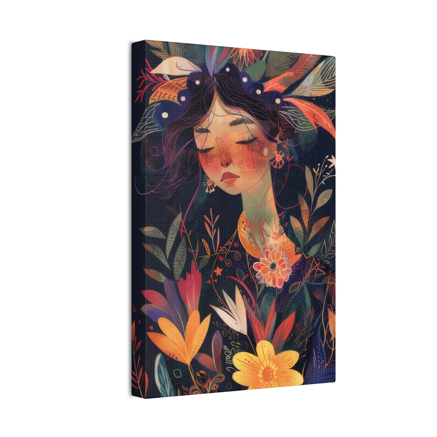 Flower Child - Canvas Stretched, 0.75"