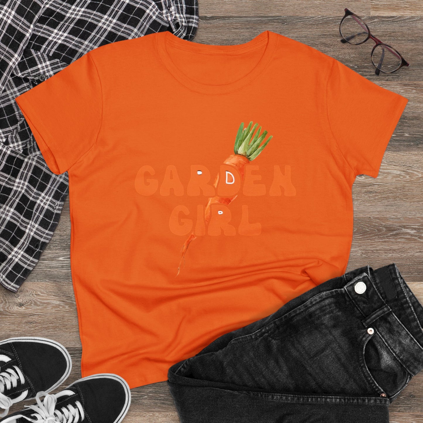 Garden Girl - Gardening - Women's Midweight Cotton Tee