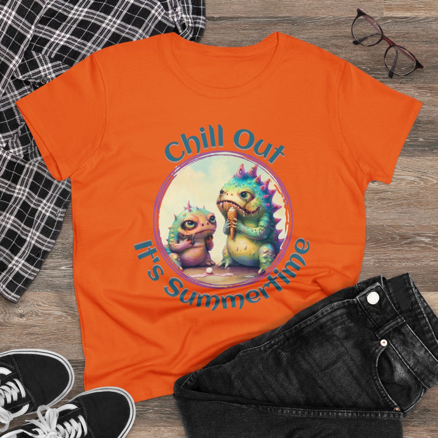 Chill Out for Summer - Women's Midweight Cotton Tee