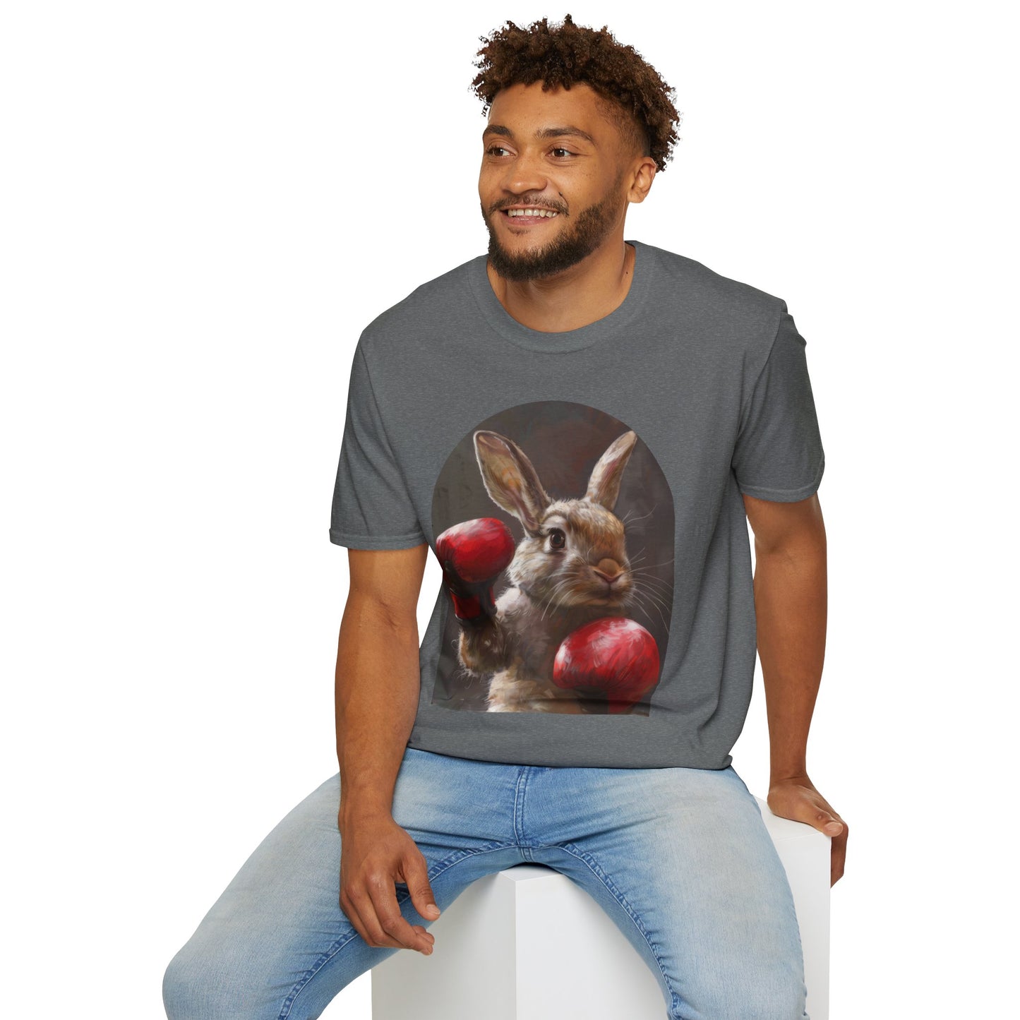 Boxing Bunny - Unisex Softstyle T-Shirt