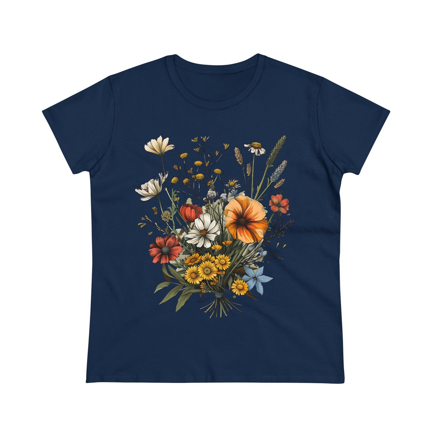 Wildflowers - Women's Midweight Cotton Tee