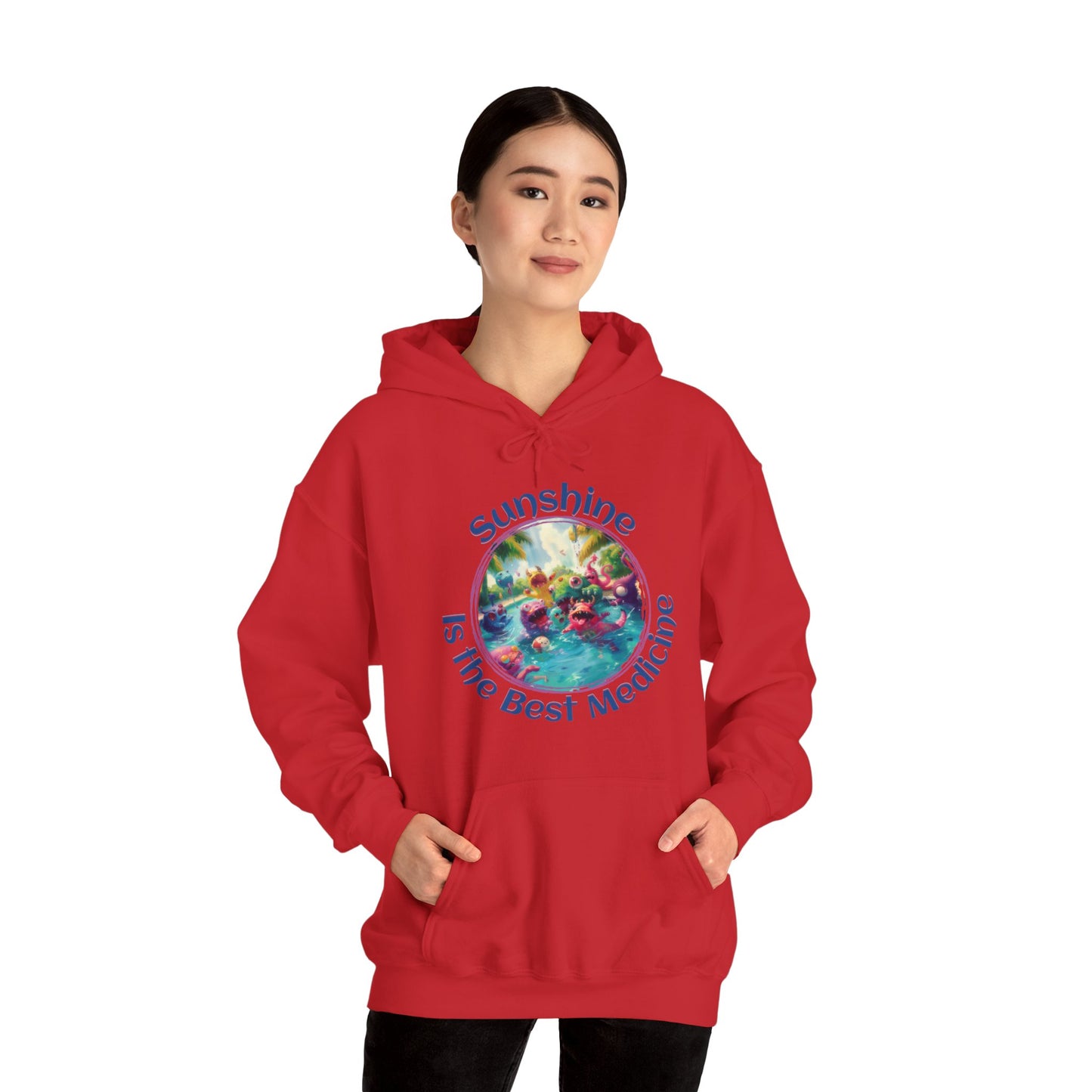 Sunshine is the Best Medicine - Unisex Heavy Blend™ Hooded Sweatshirt