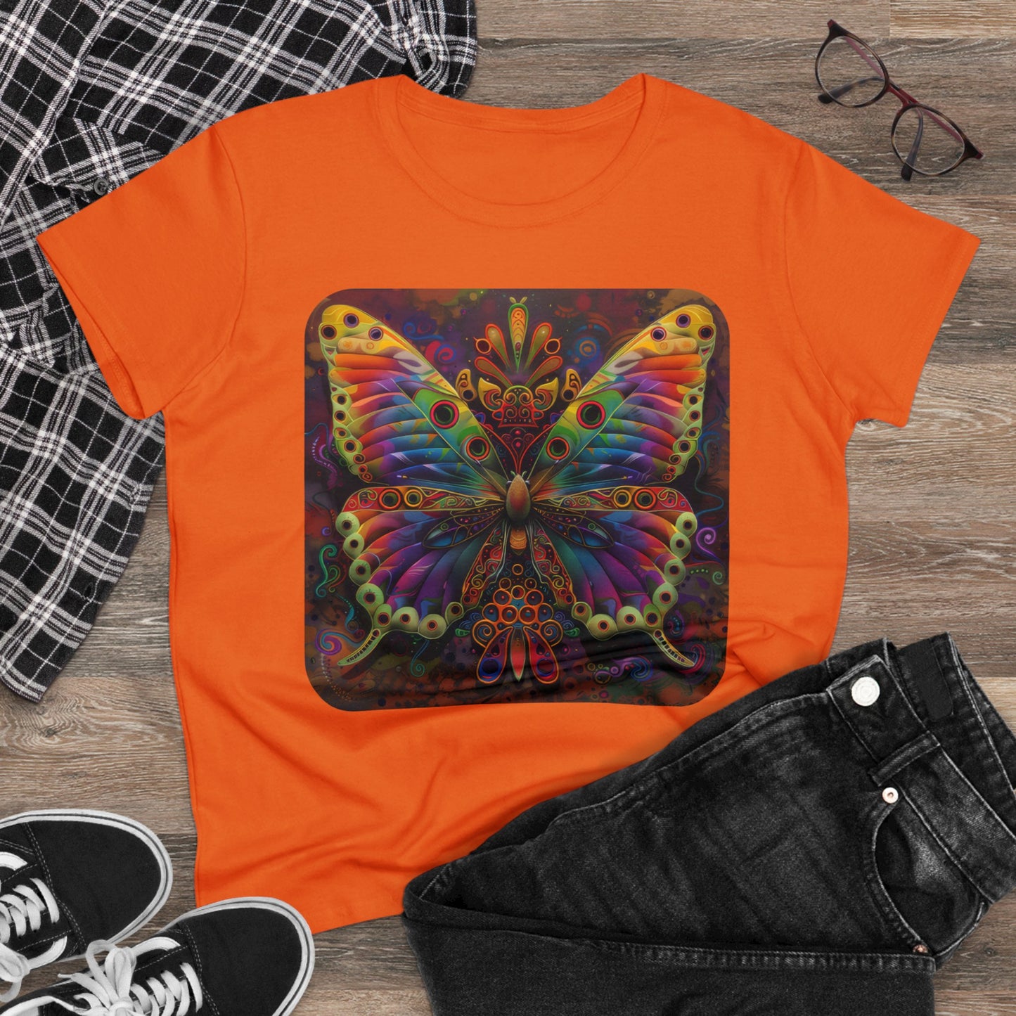 Butterfly - Women's Midweight Cotton Tee