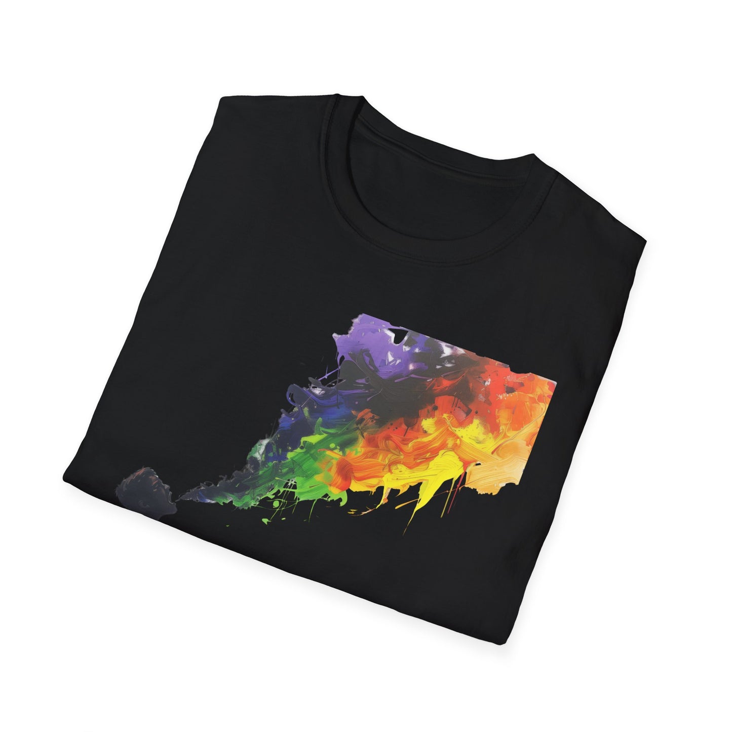 Rainbow Breath - Unisex Softstyle T-Shirt