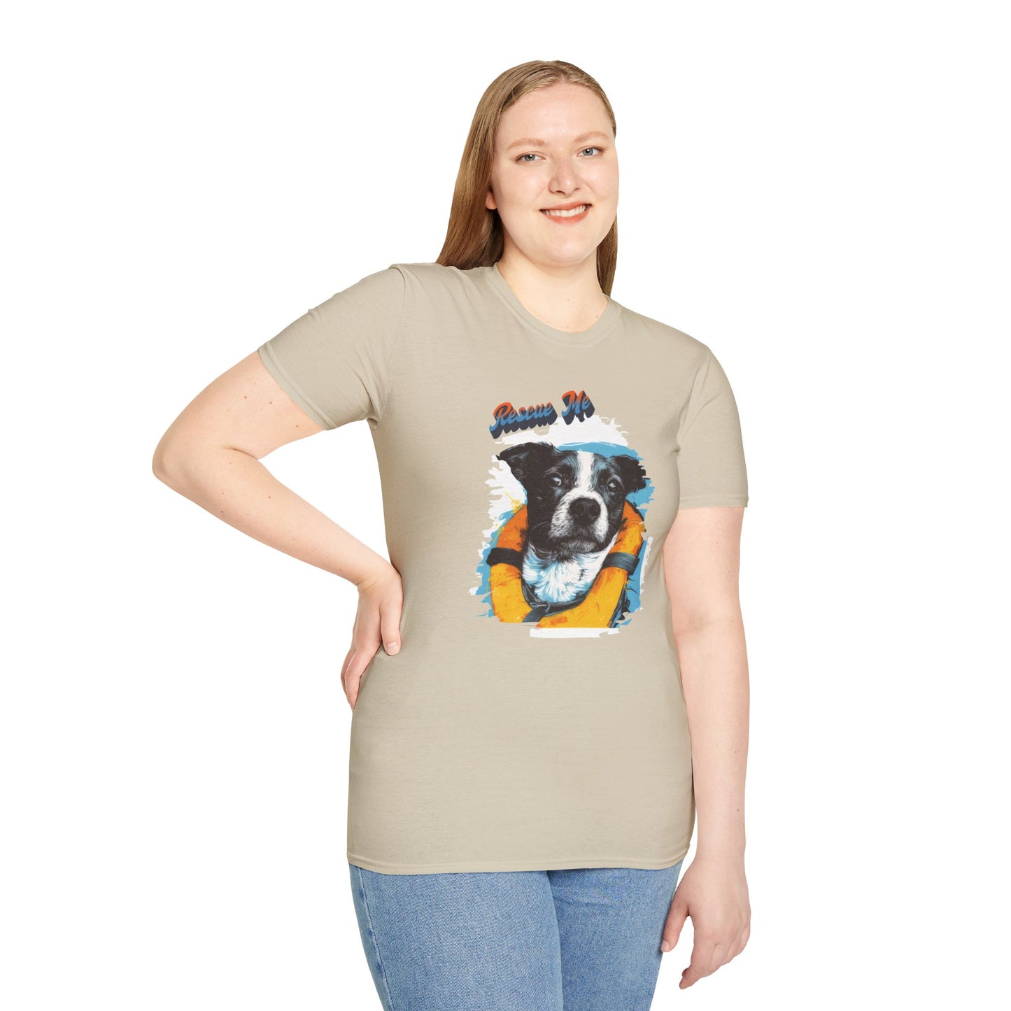 Rescue Dog - Unisex Softstyle T-Shirt