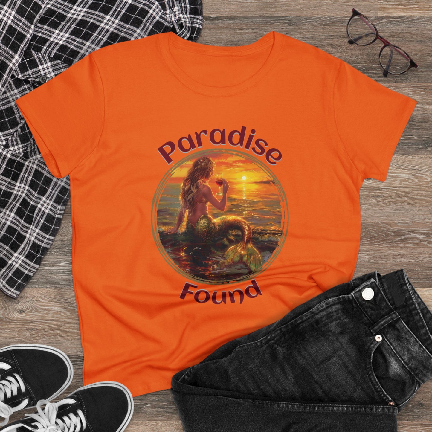 Paradise Found - Women's Midweight Cotton Tee