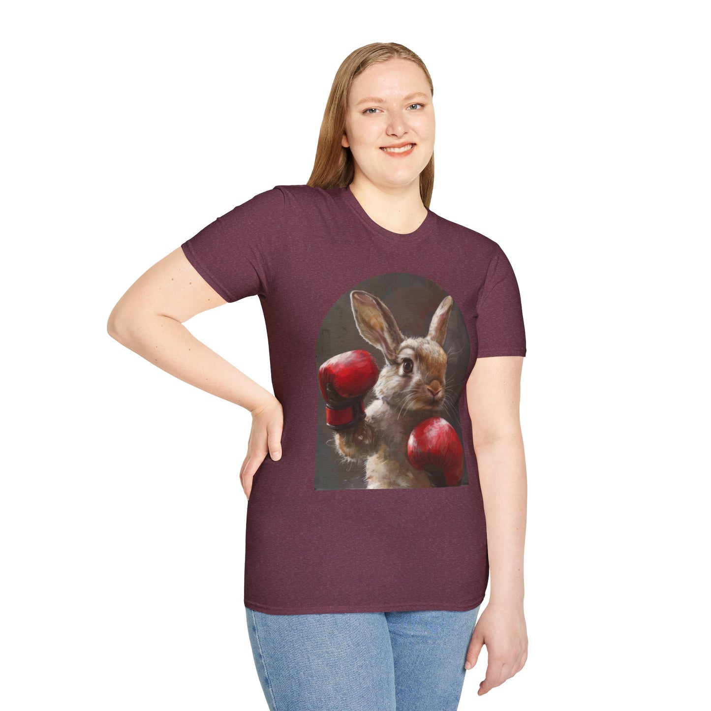 Boxing Bunny - Unisex Softstyle T-Shirt