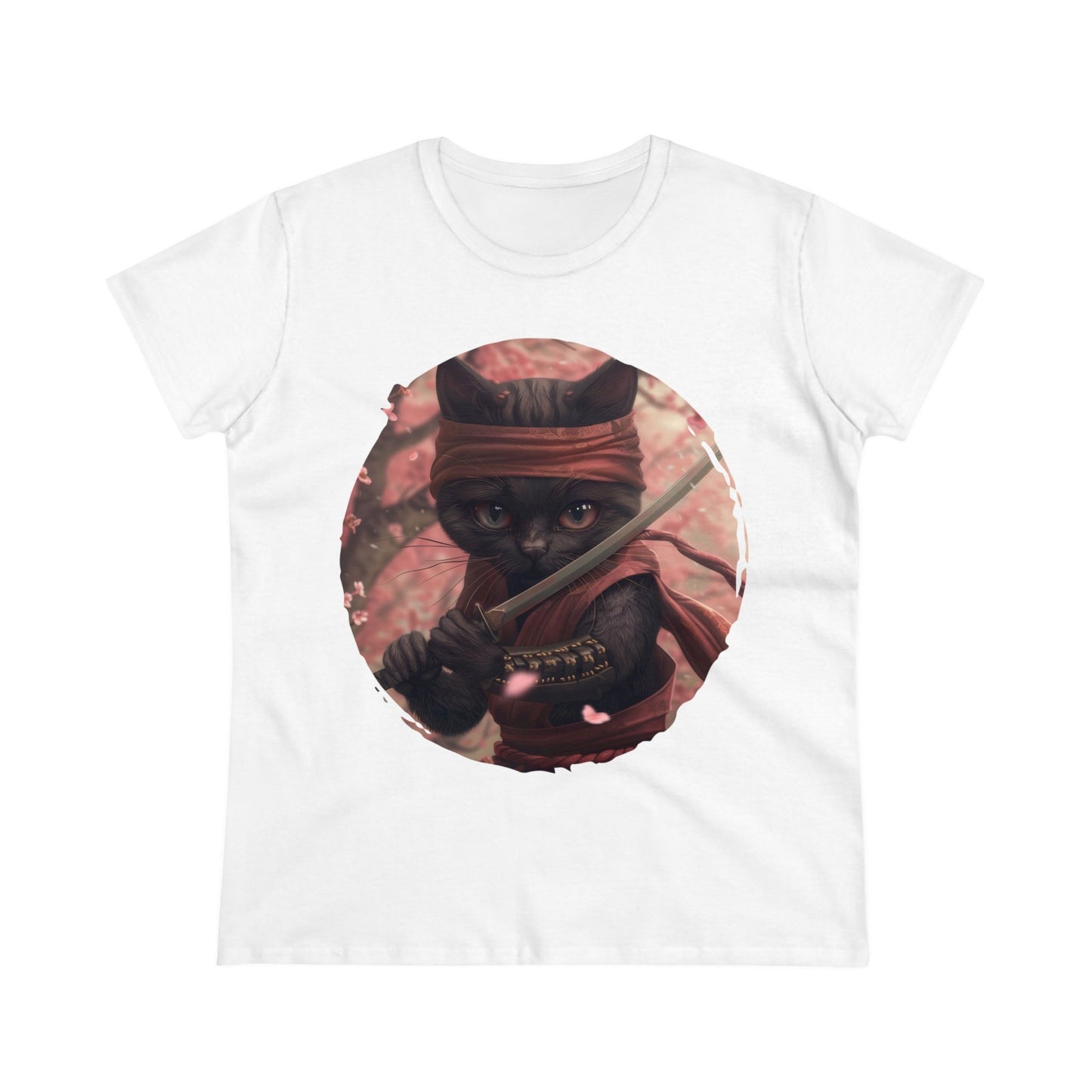 Ninja Kitty - Women's Midweight Cotton Tee