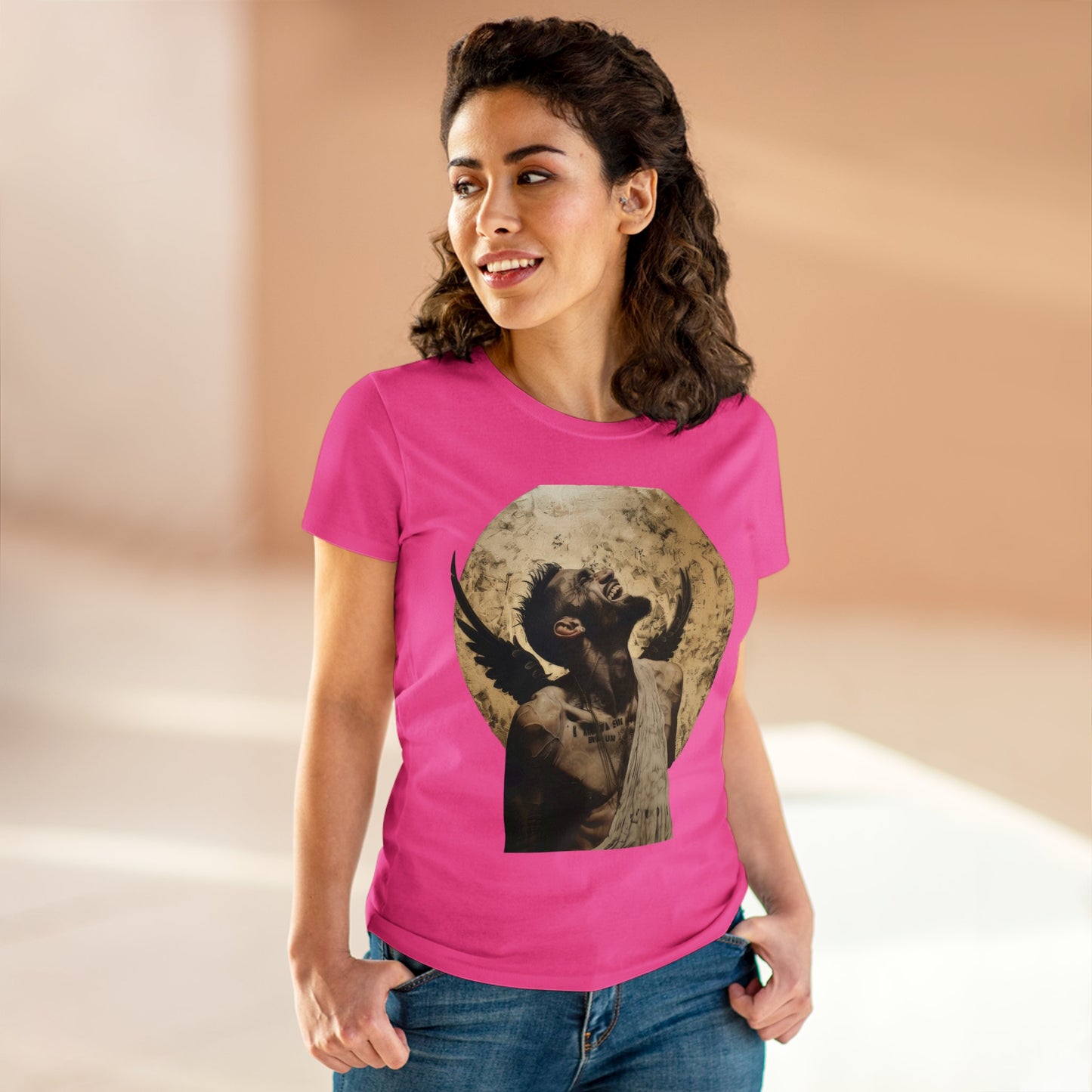 Angel or Devil - Women's Midweight Cotton Tee