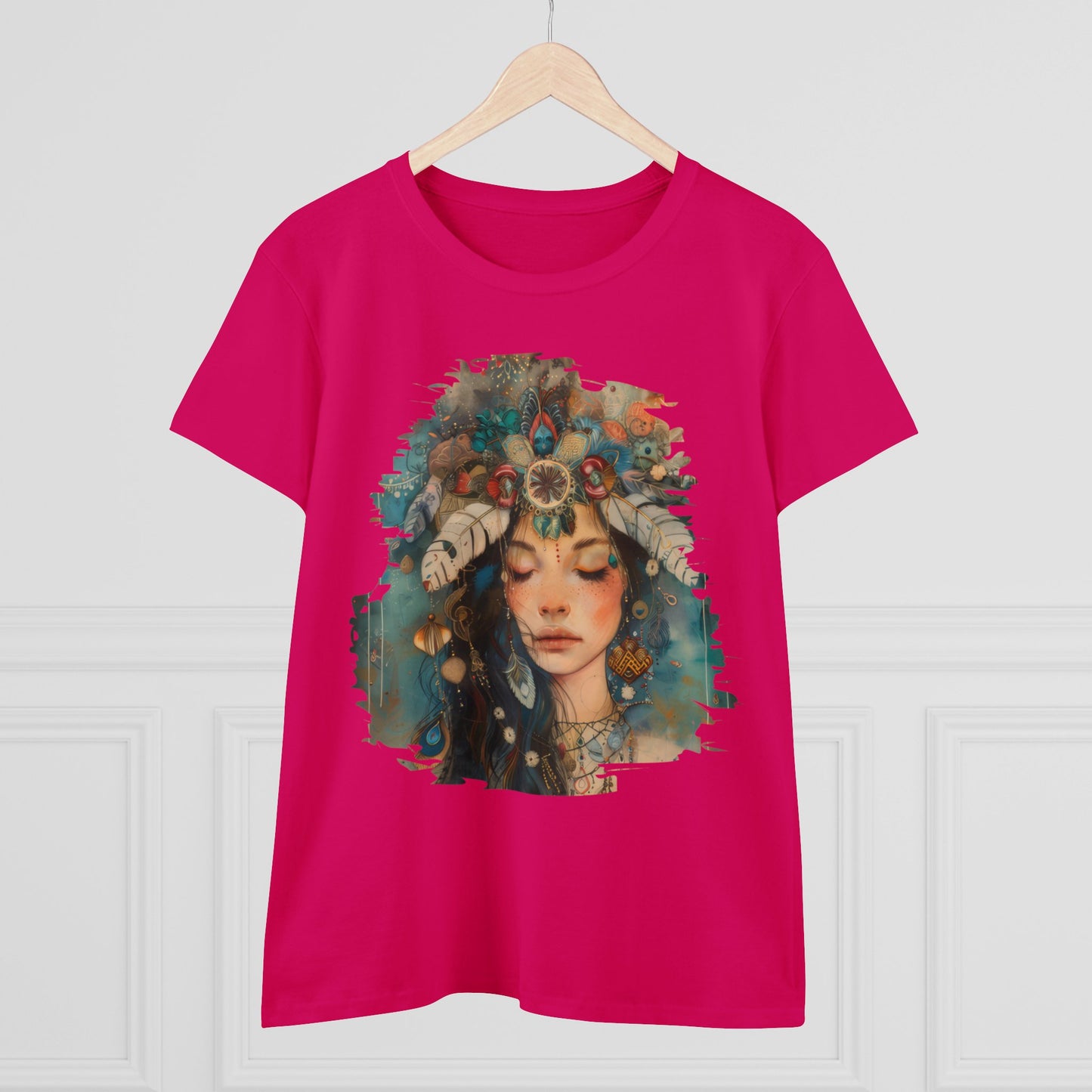 EW - Flowers - Women's Midweight Cotton Tee