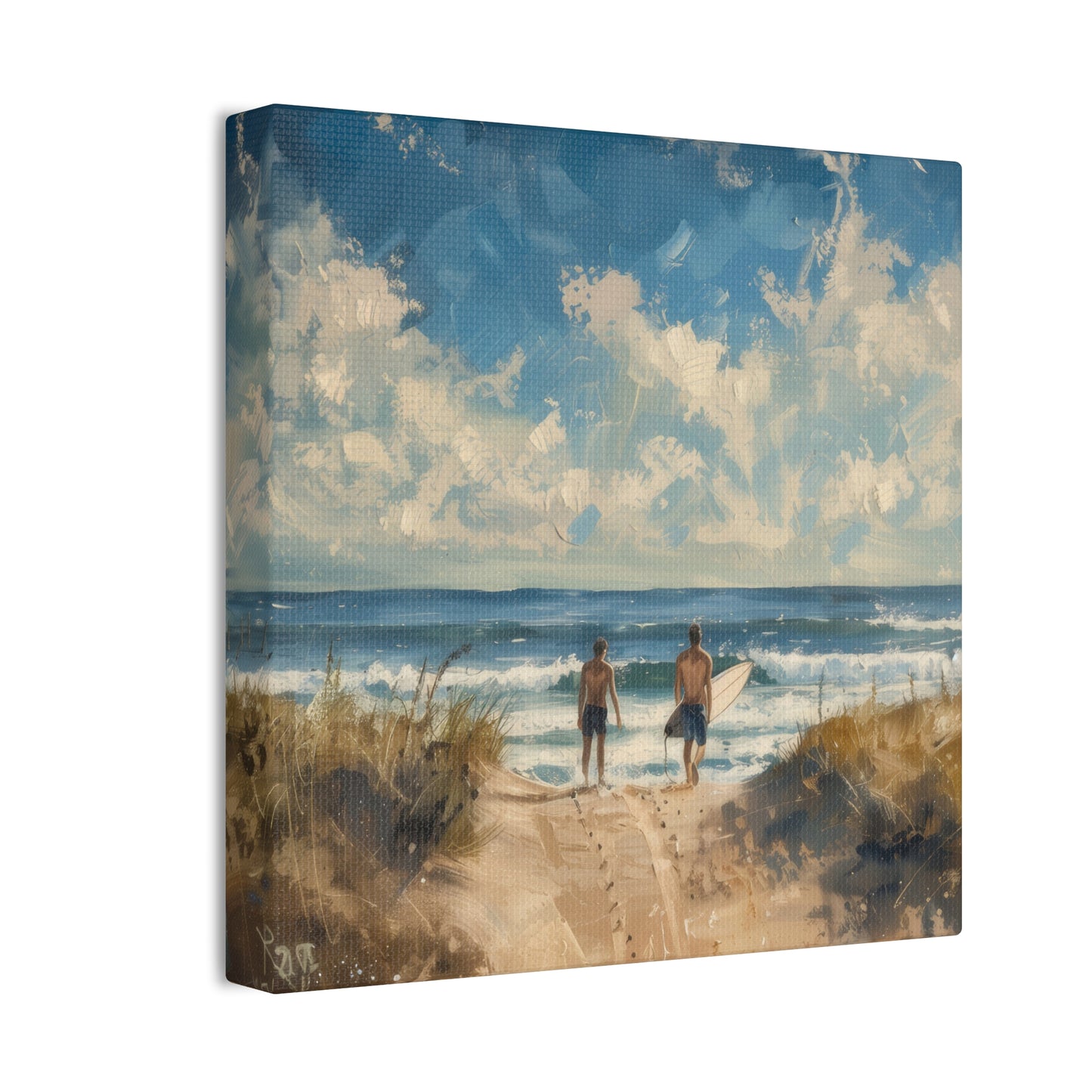 Surf Morning - Canvas Stretched, 0.75"