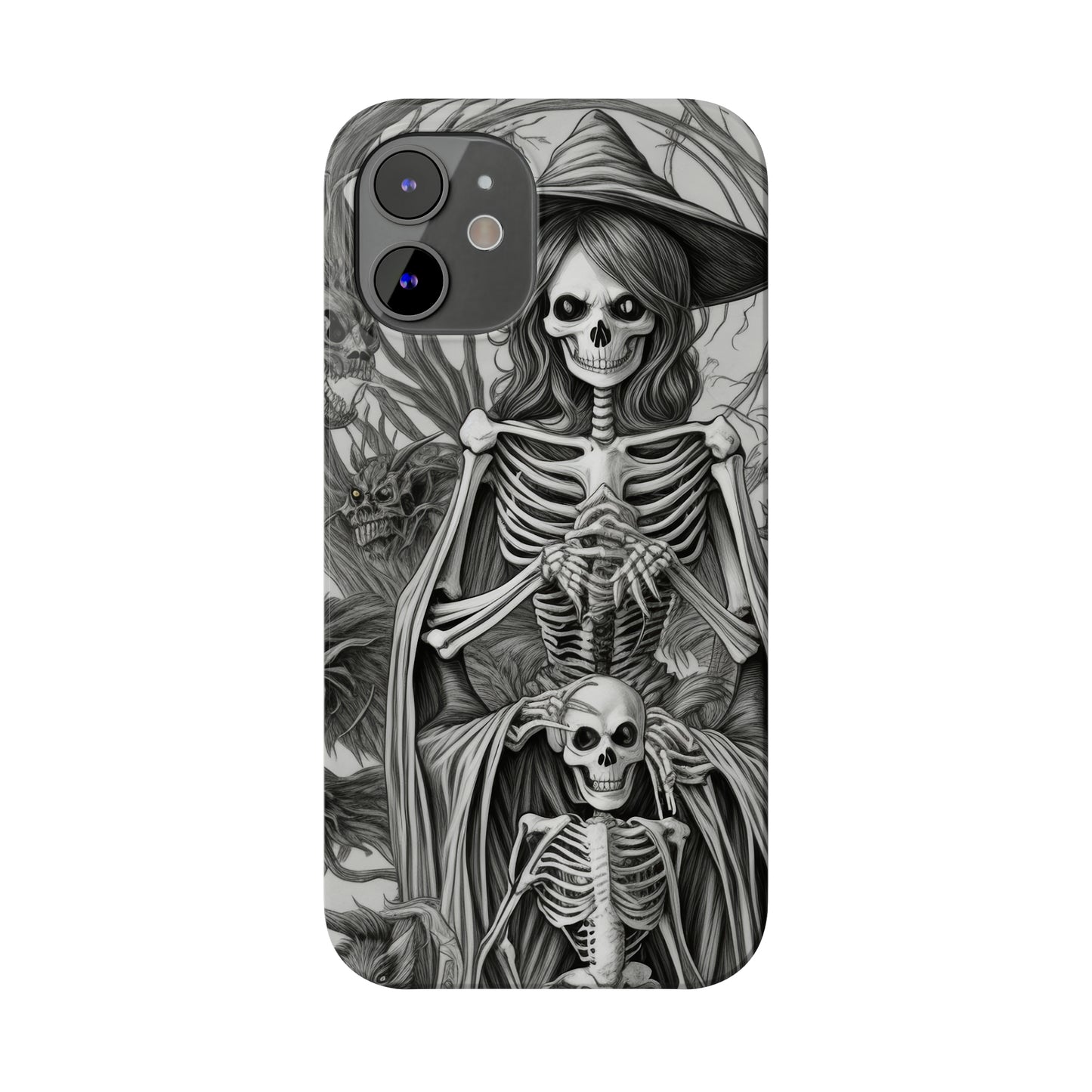 Skeleton Witch - Phone Case