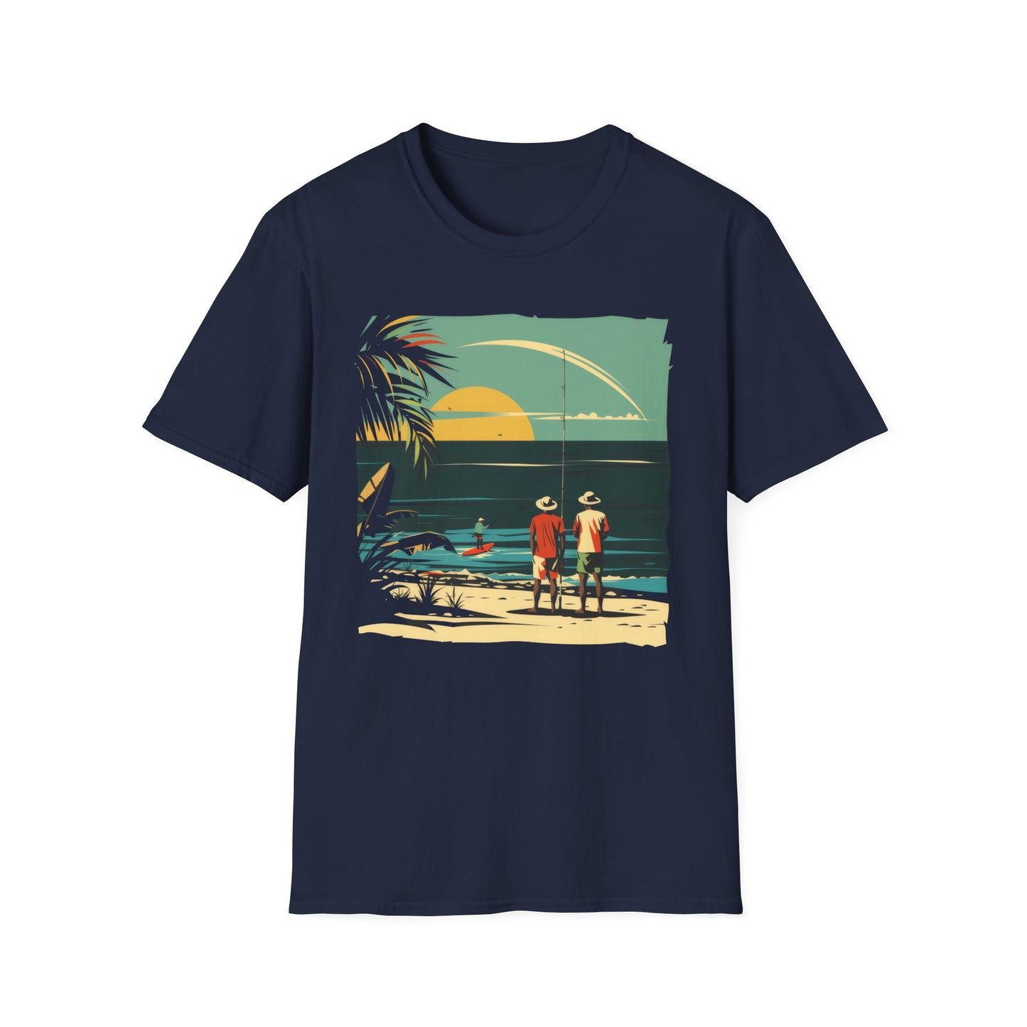 Surf Casting - Unisex Softstyle T-Shirt