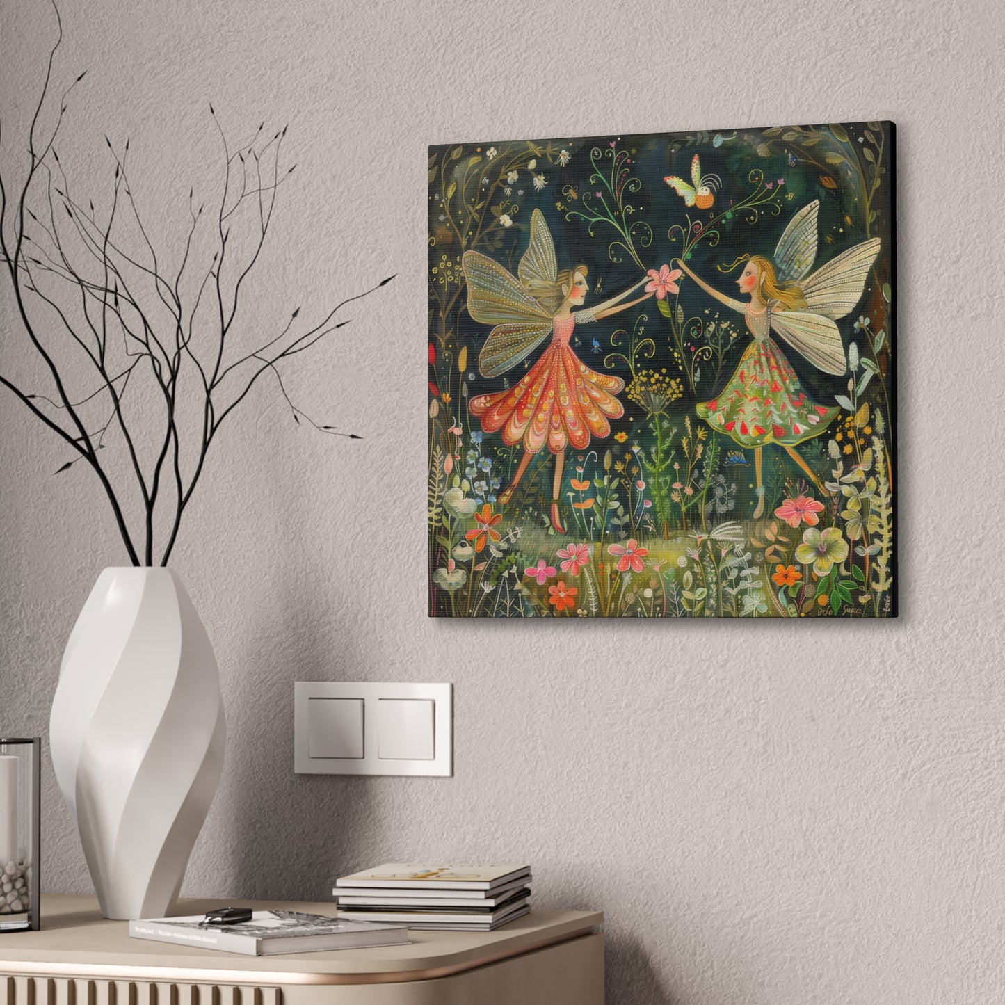 Fairies - Canvas Stretched, 0.75"