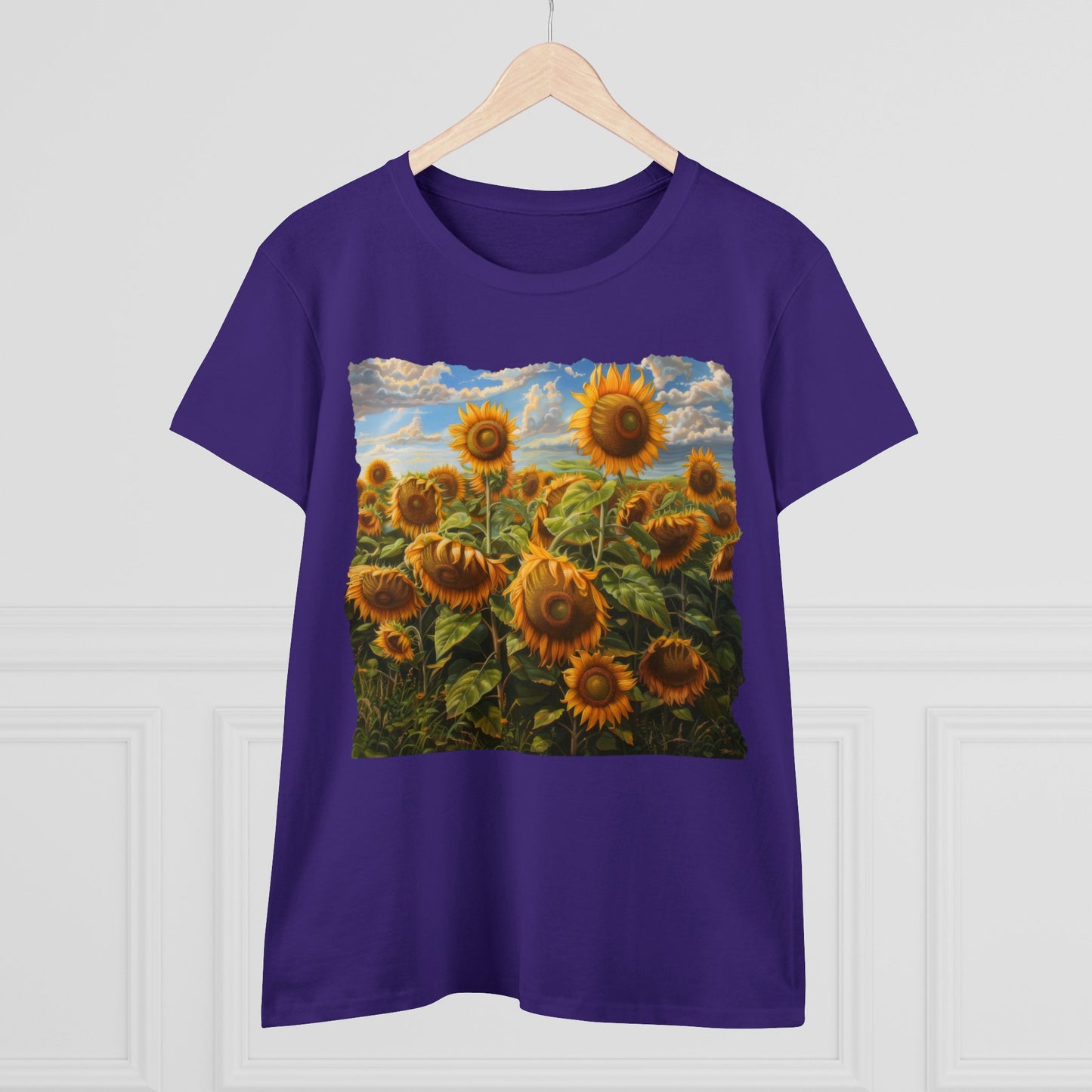 Sunflowers - Women's Midweight Cotton Tee