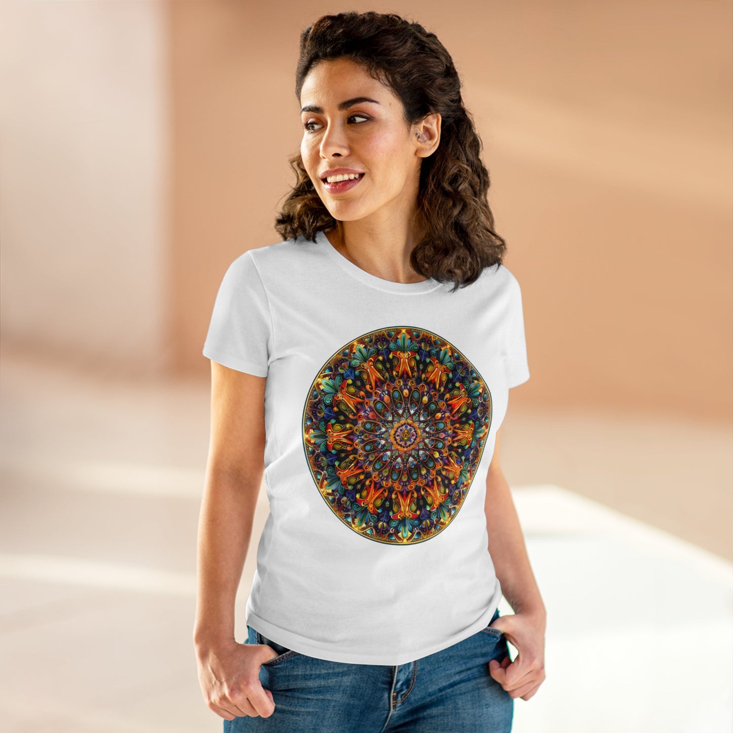 Mandala - Women's Midweight Cotton Tee