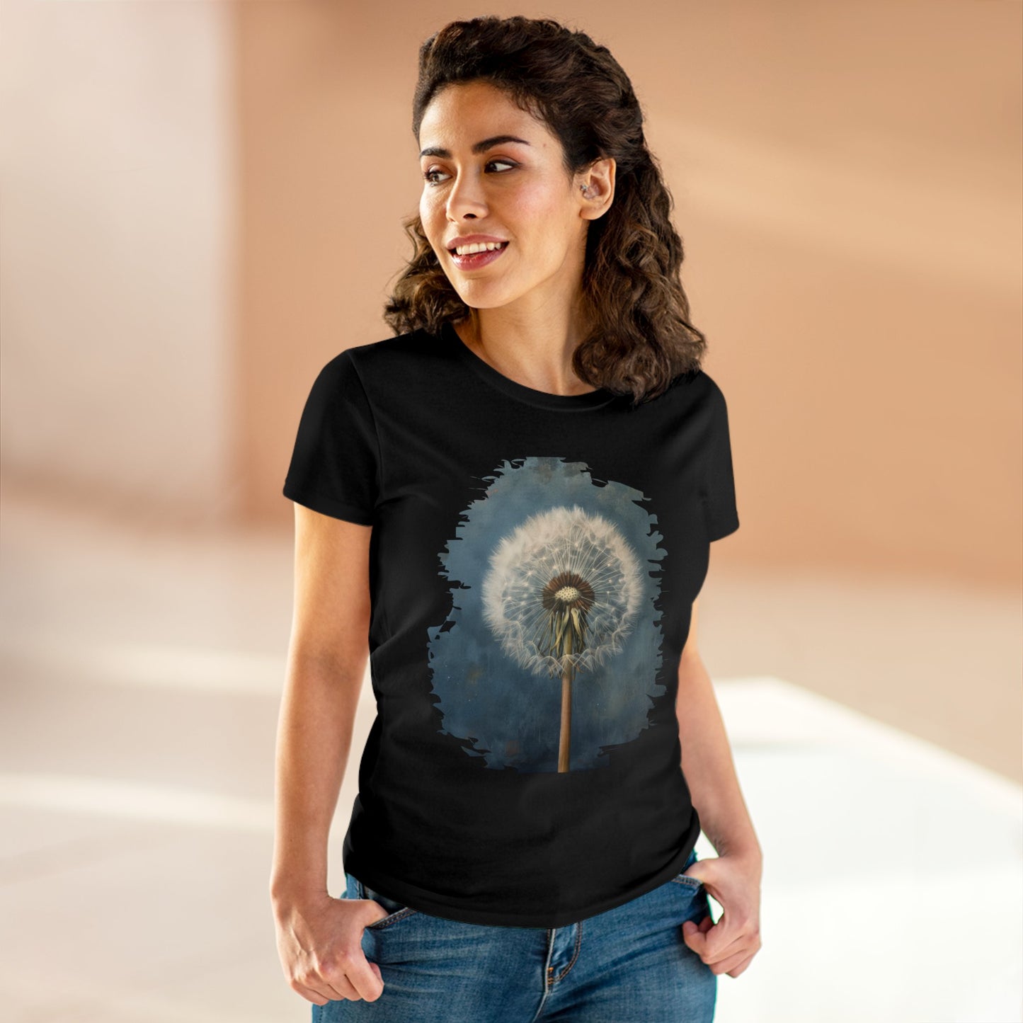 Dandelion - Flowers - Women's Midweight Cotton Tee