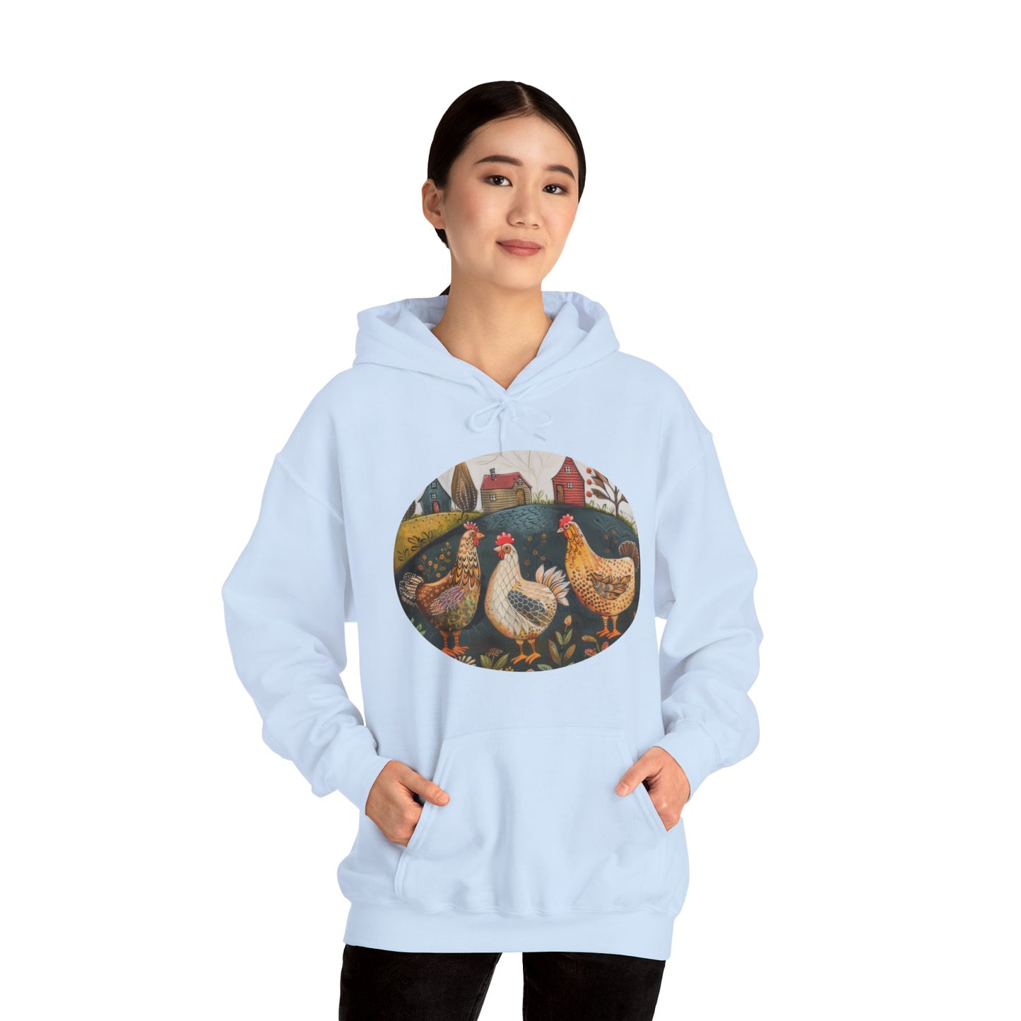 Chickens - Unisex Heavy Blend™ Hooded Sweatshirt