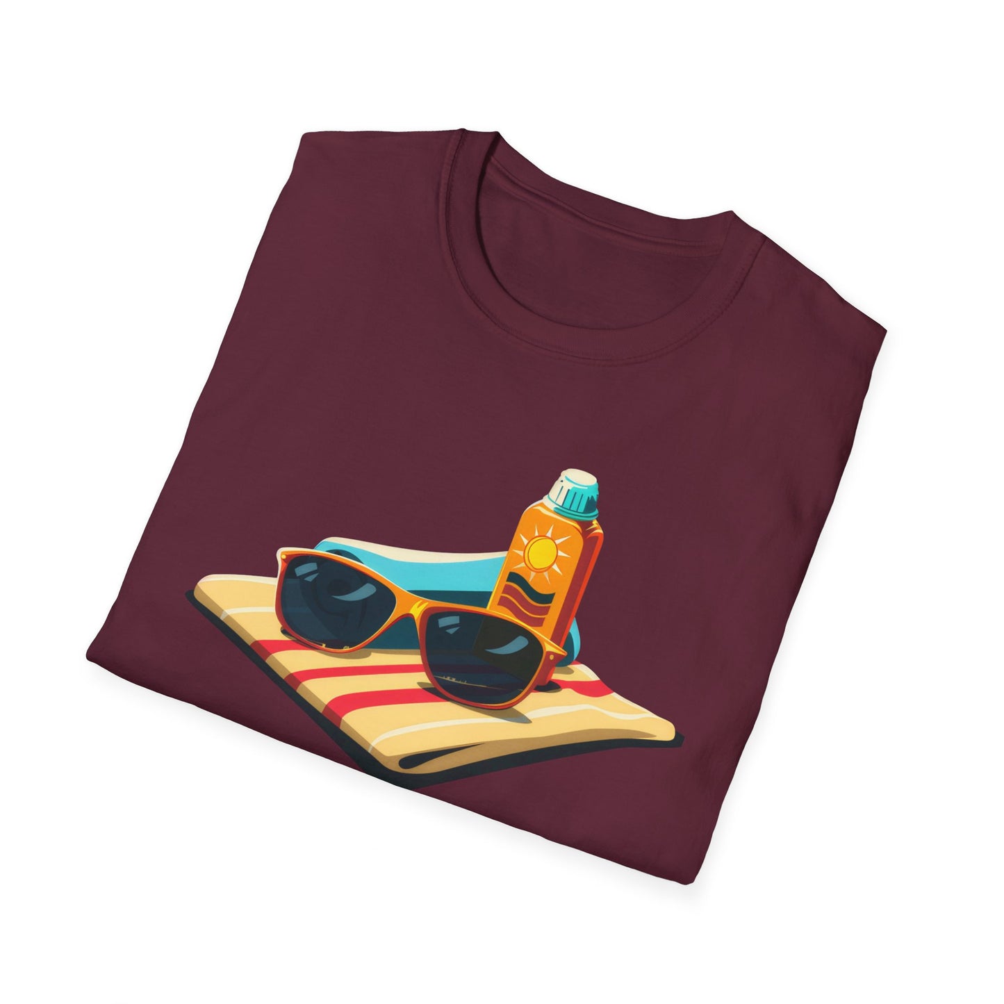 Beach Time! - Unisex Softstyle T-Shirt