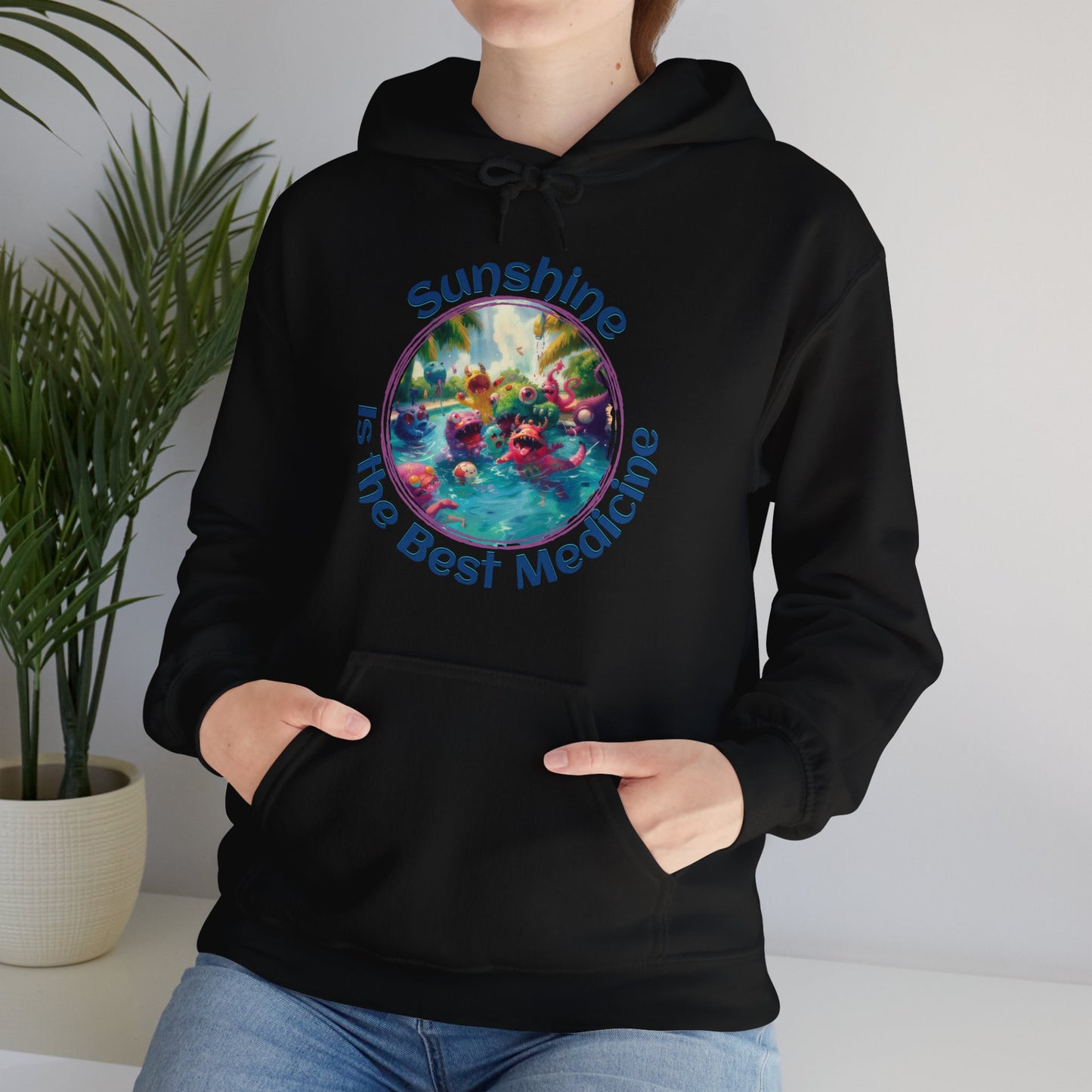 Sunshine is the Best Medicine - Unisex Heavy Blend™ Hooded Sweatshirt