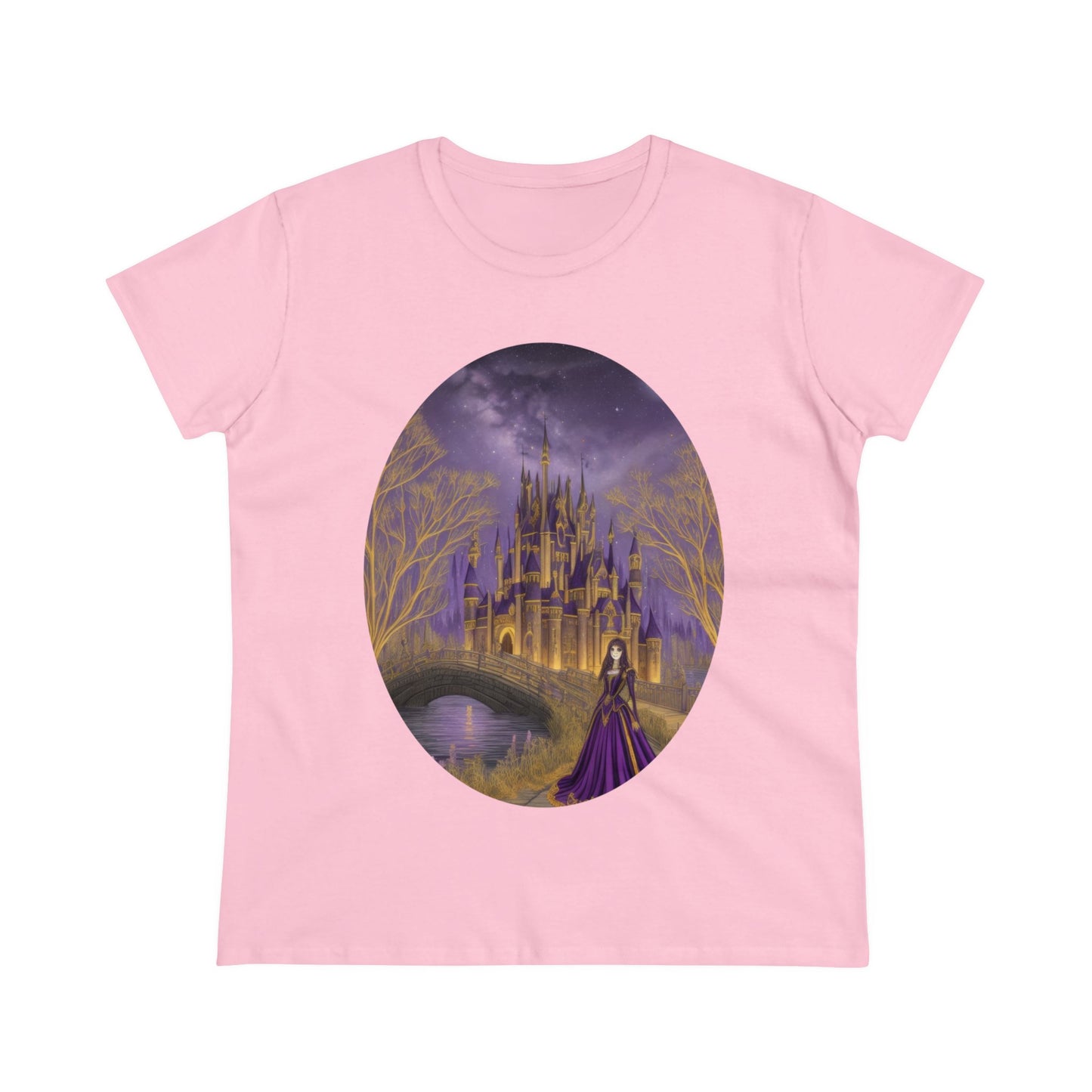 The Purple Castle - Fantasy - Women's Midweight Cotton Tee