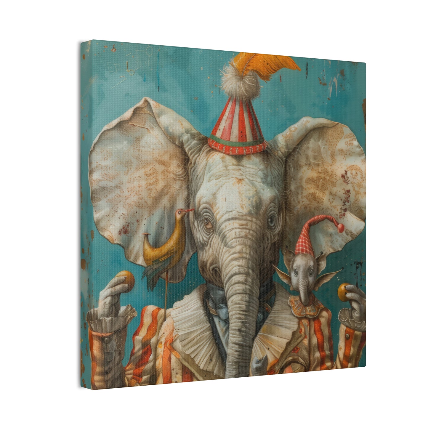 Elephant - Canvas Stretched, 0.75"