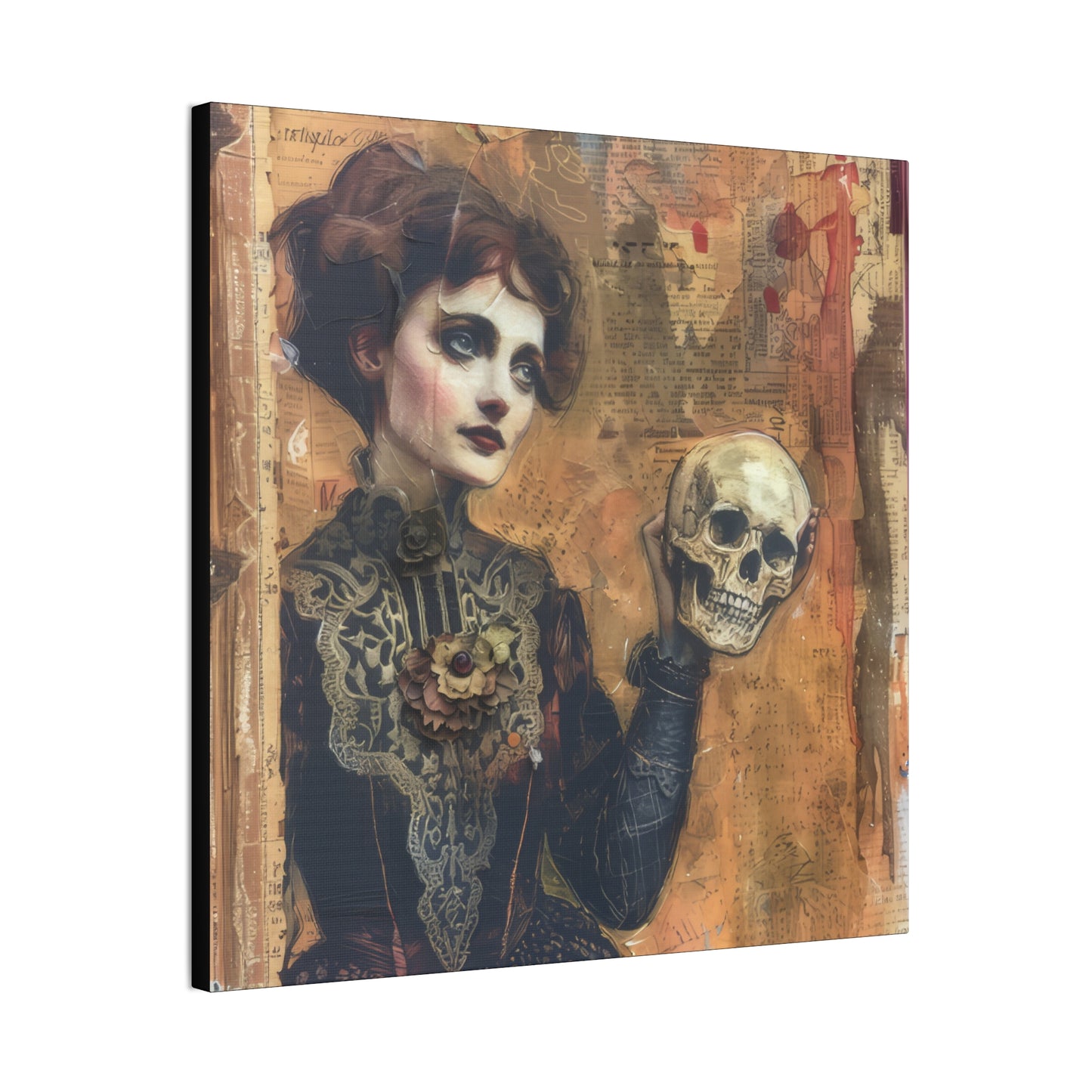 Her Skull - Canvas Stretched, 0.75"