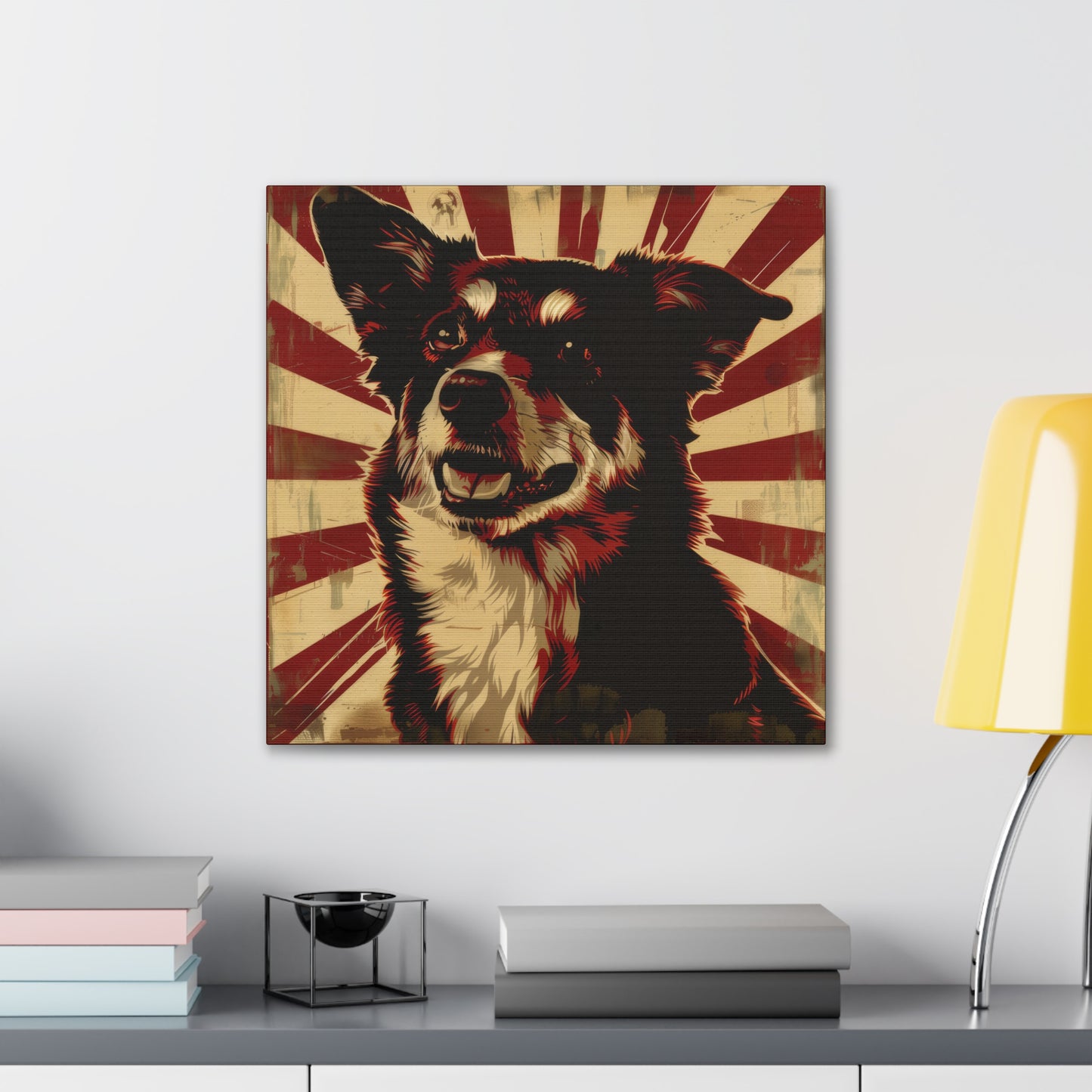 Comrade Canine - Canvas Stretched, 0.75"