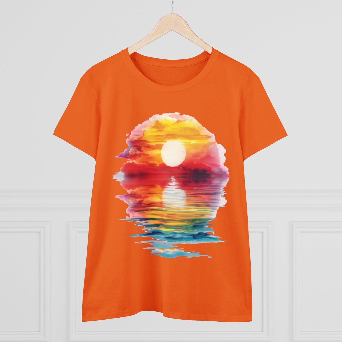 Sunrise - Women's Midweight Cotton Tee