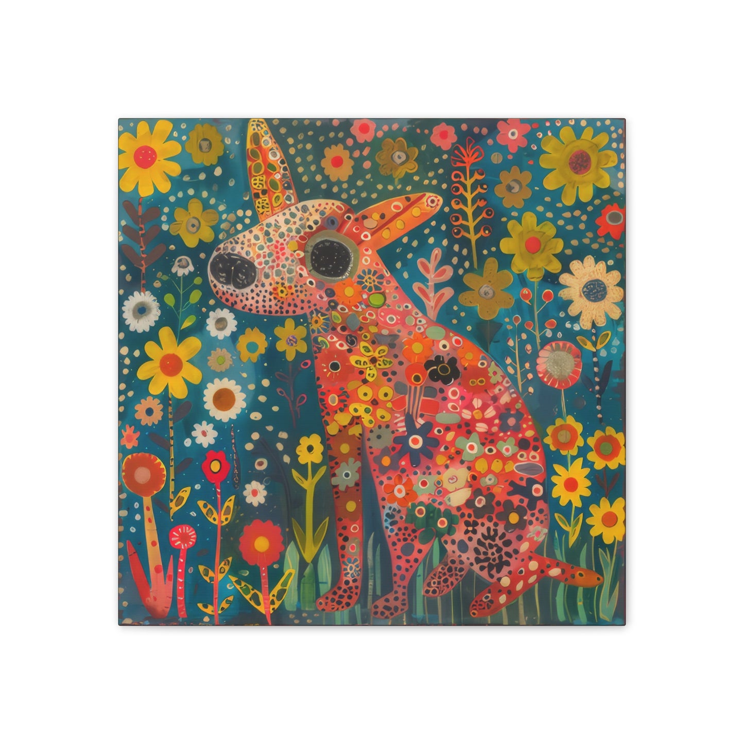 Spring Dog - Canvas Stretched, 0.75"