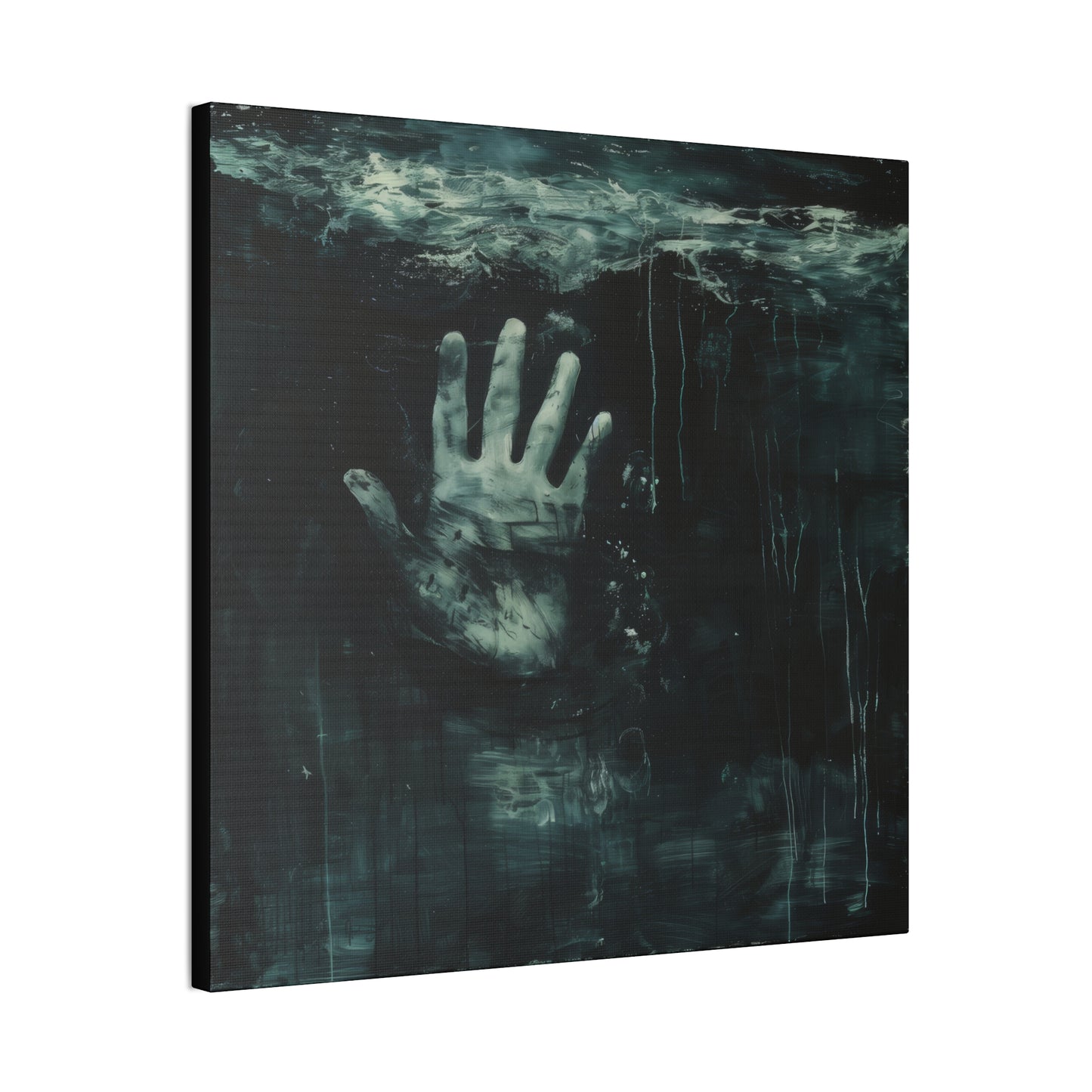 Not Waving But Drowning - Canvas Stretched, 0.75"