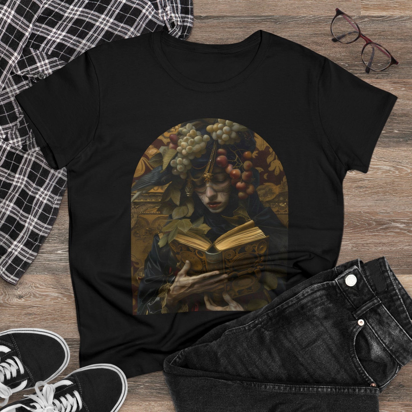 Solemn Reading - Fantasy - Women's Midweight Cotton Tee