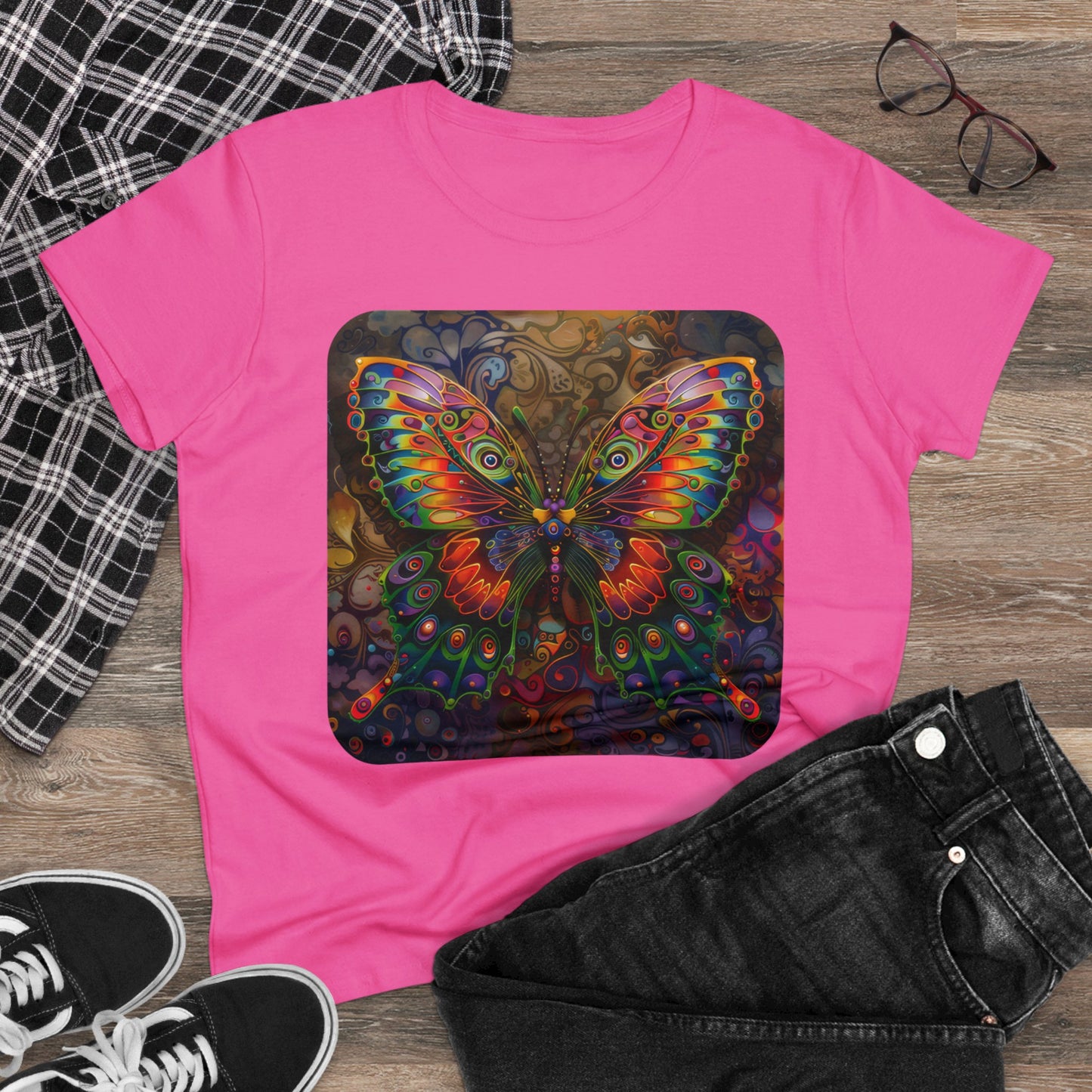 Butterfly - Women's Midweight Cotton Tee