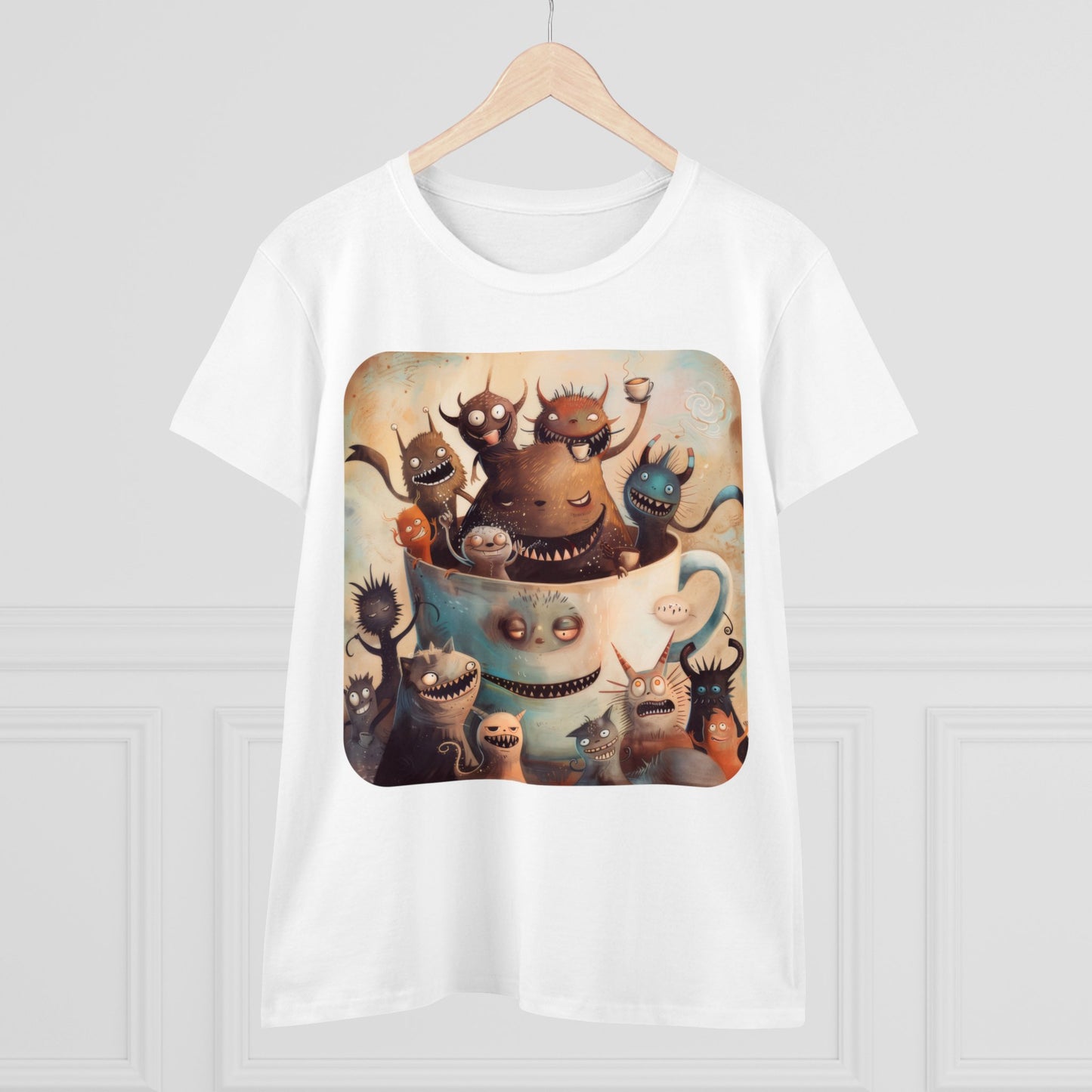 Coffee Critters - Women's Midweight Cotton Tee