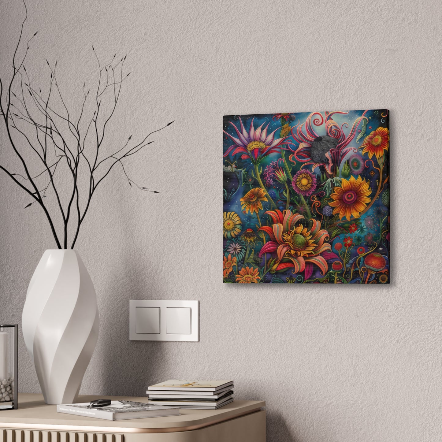 Flowers - Canvas Stretched, 0.75"