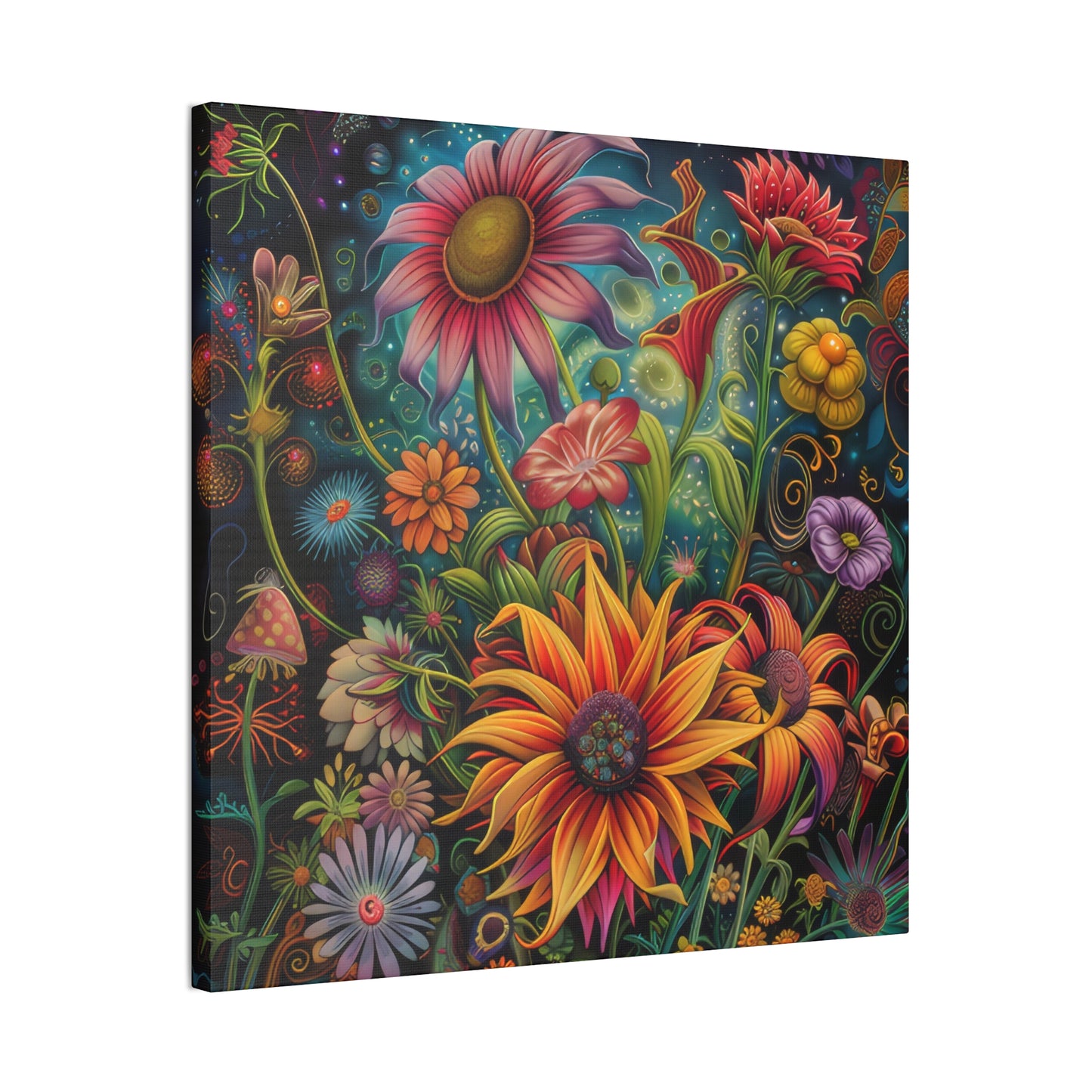 Flowers - Canvas Stretched, 0.75"