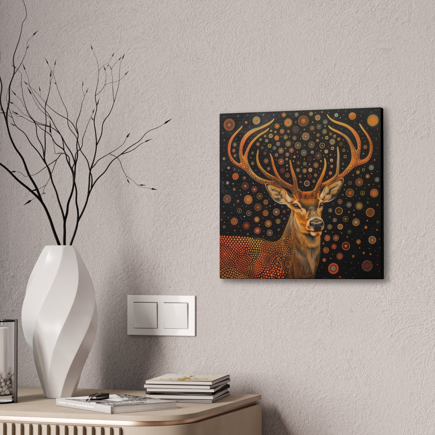 Deer - Canvas Stretched, 0.75"