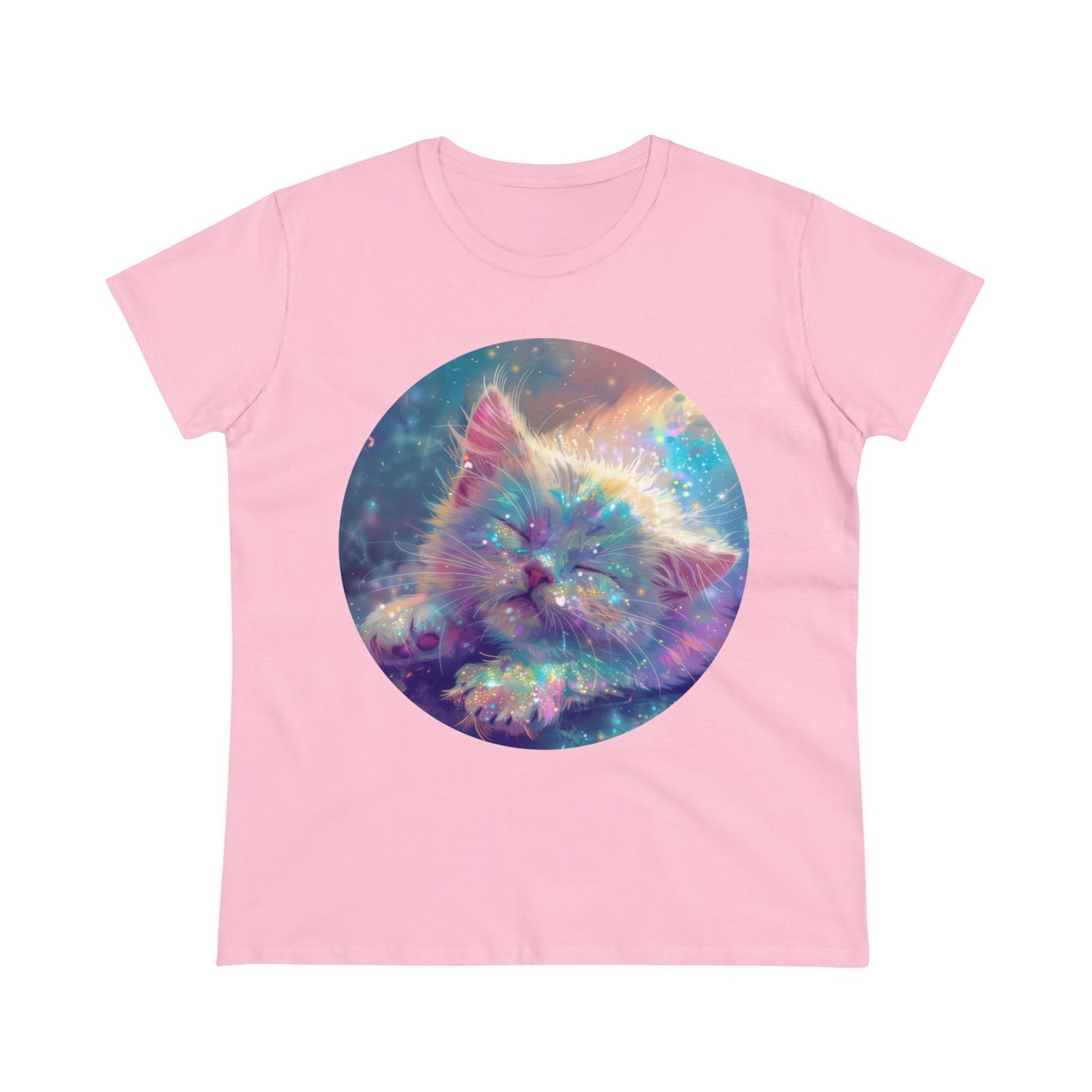 Sparkle Kitty - Women's Midweight Cotton Tee