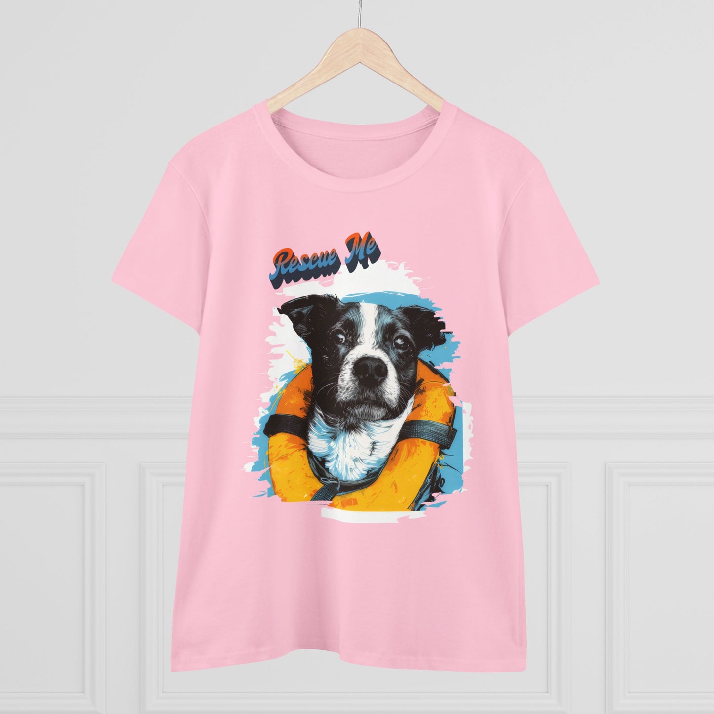 Rescue Dog - Women's Midweight Cotton Tee