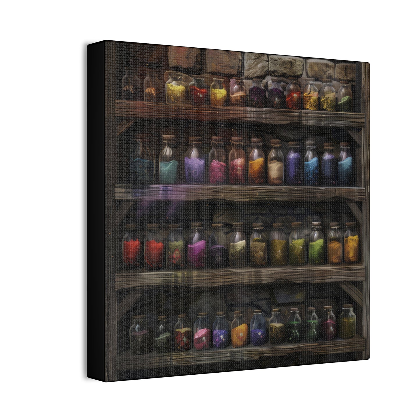 Apothecary Shelves - Canvas Stretched, 0.75"