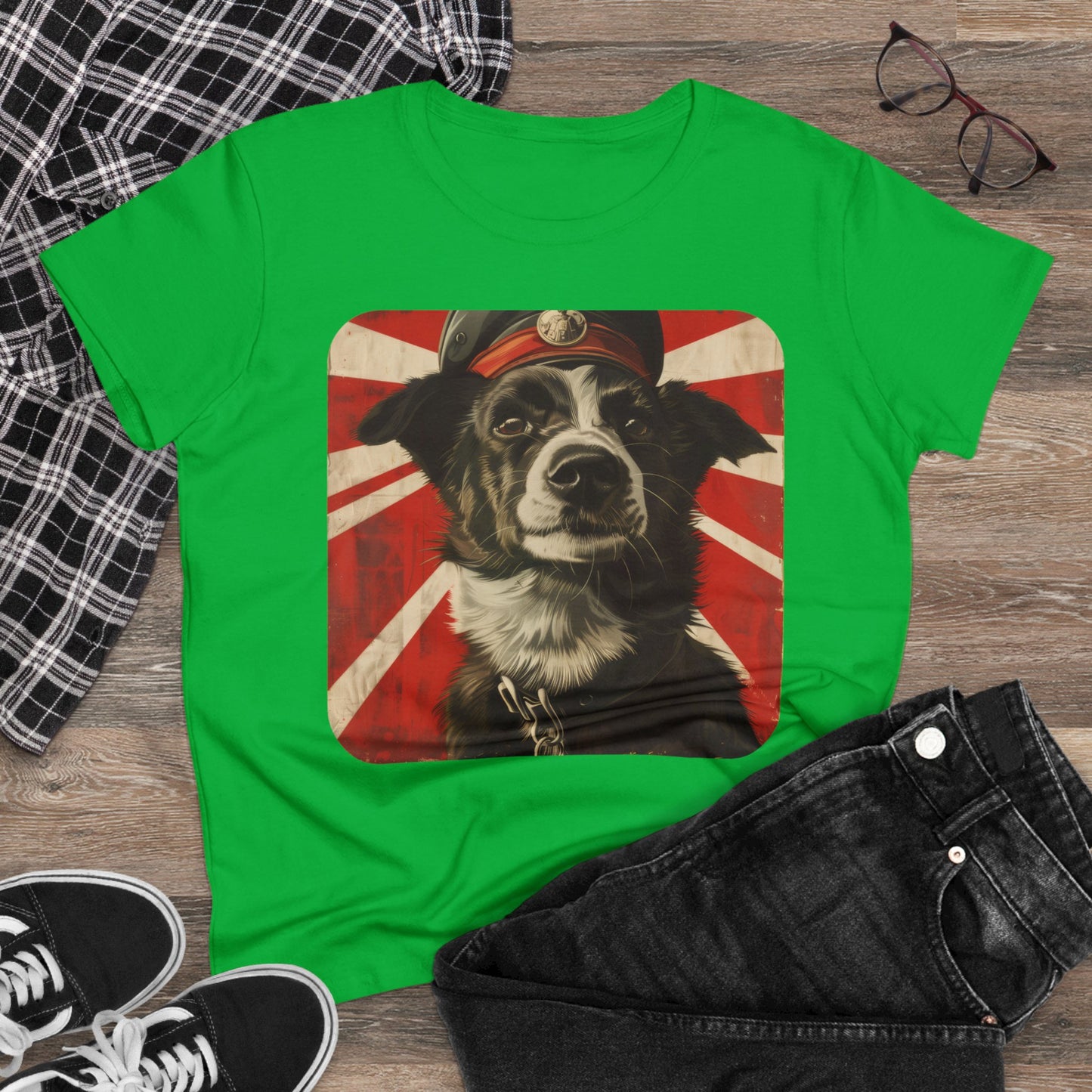 Comrade Canine - Women's Midweight Cotton Tee