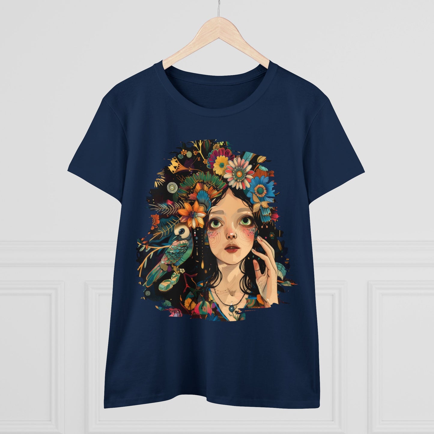 Flower Girl - Women's Midweight Cotton Tee